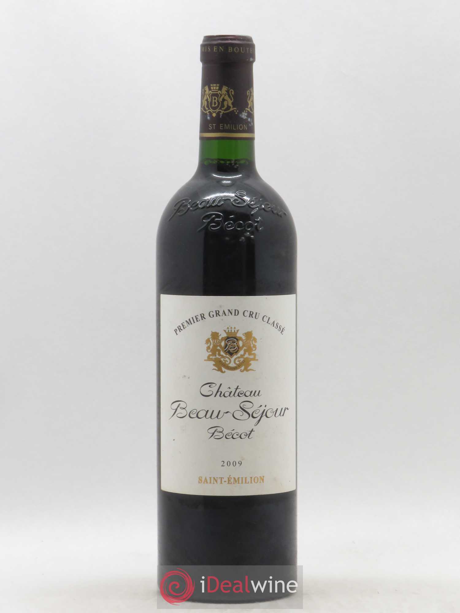 Château Beau-Séjour Bécot 1er Grand Cru Classé B 2009 - Lot de 1 bouteille - 0