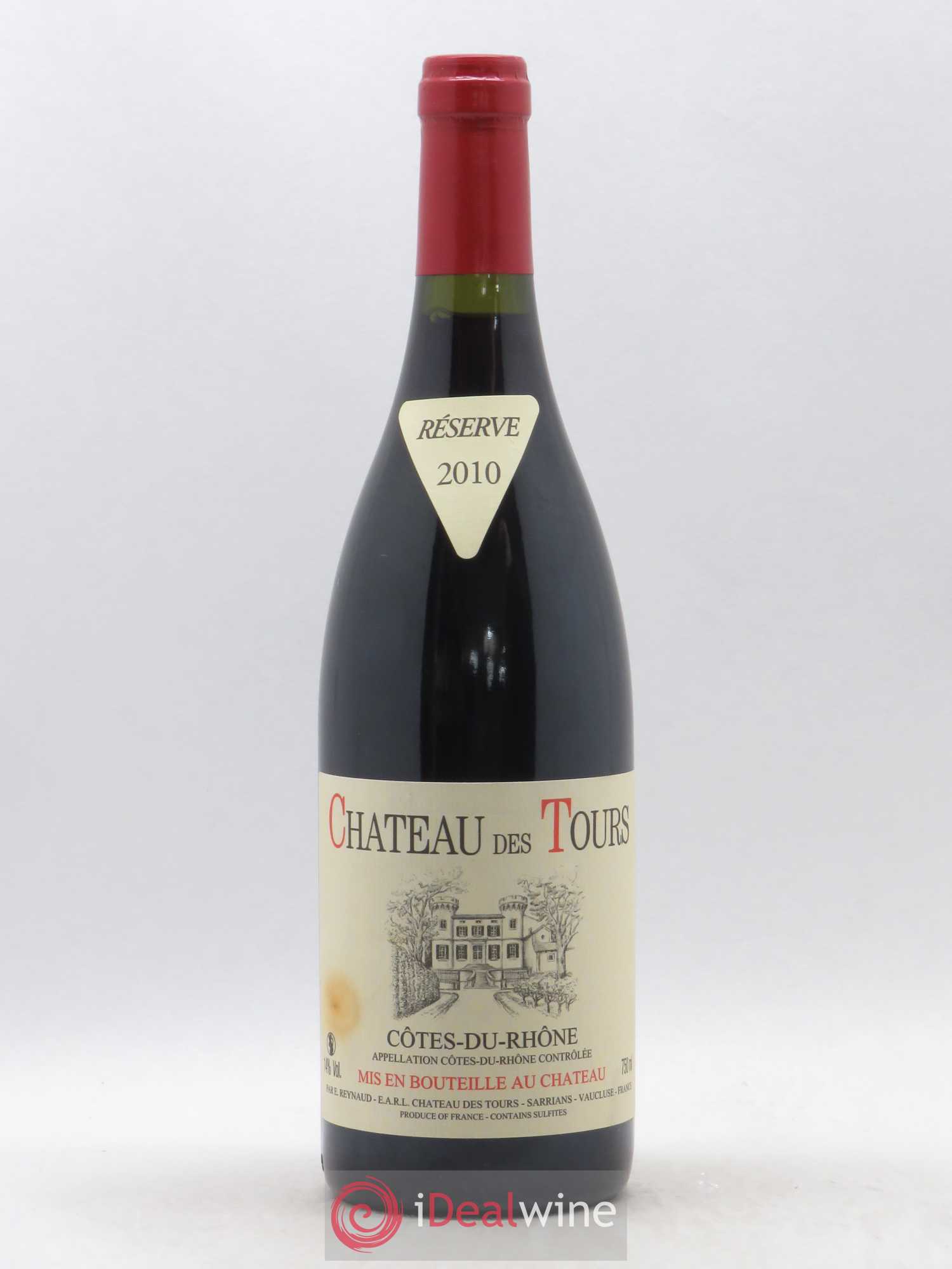 Côtes-du-Rhône Château des Tours Emmanuel Reynaud 2010 - Lot de 1 bouteille - 0