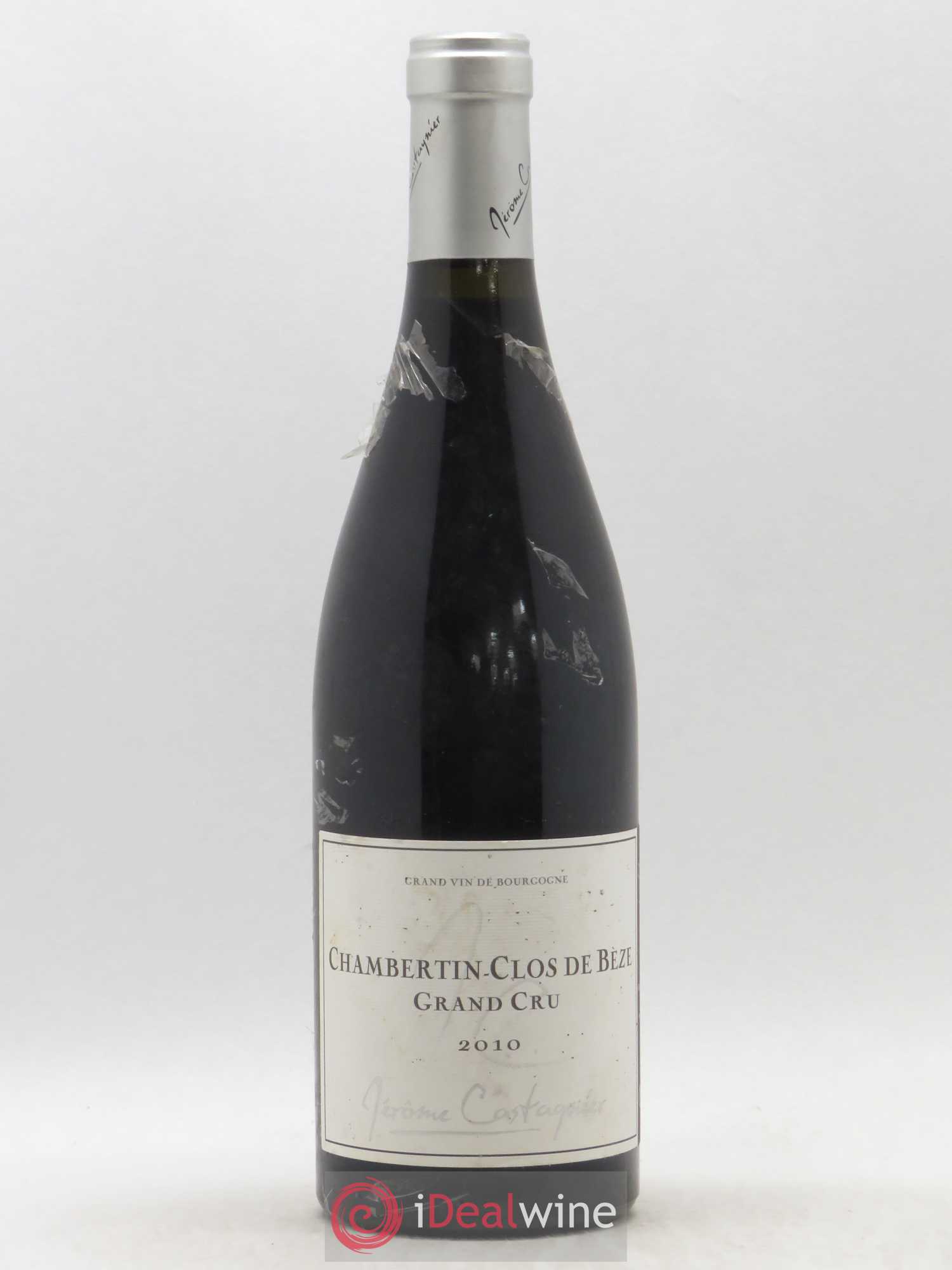 Chambertin Clos de Bèze Grand Cru Jerome Castagnier 2010 - Lot de 1 bouteille - 0