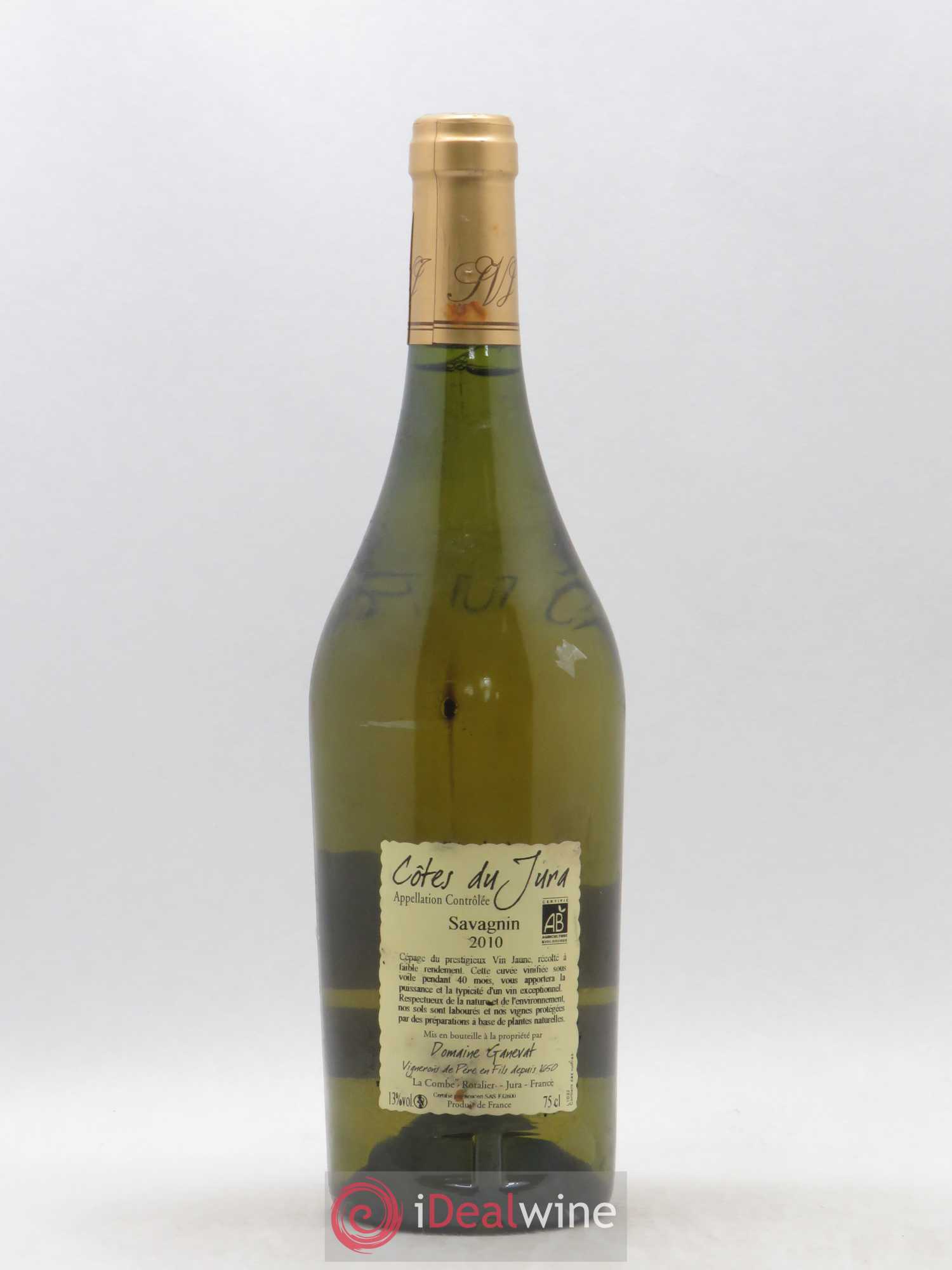 Côtes du Jura Cuvée Prestige Jean-François Ganevat (Domaine) 2010 - Lot de 1 bouteille - 1