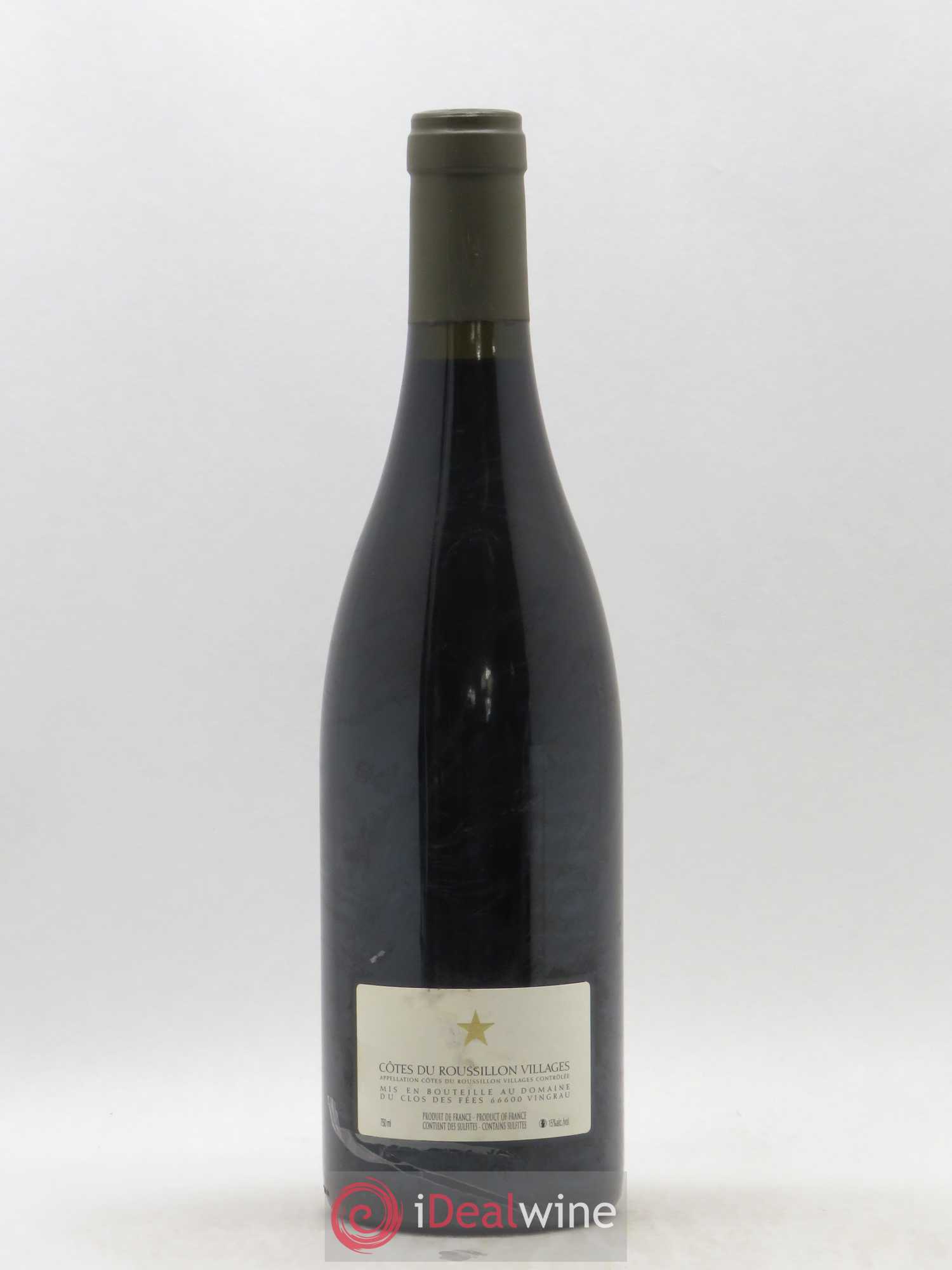 Côtes du Roussillon Villages Clos des Fées Hervé Bizeul 2007 - Lot de 1 bouteille - 1