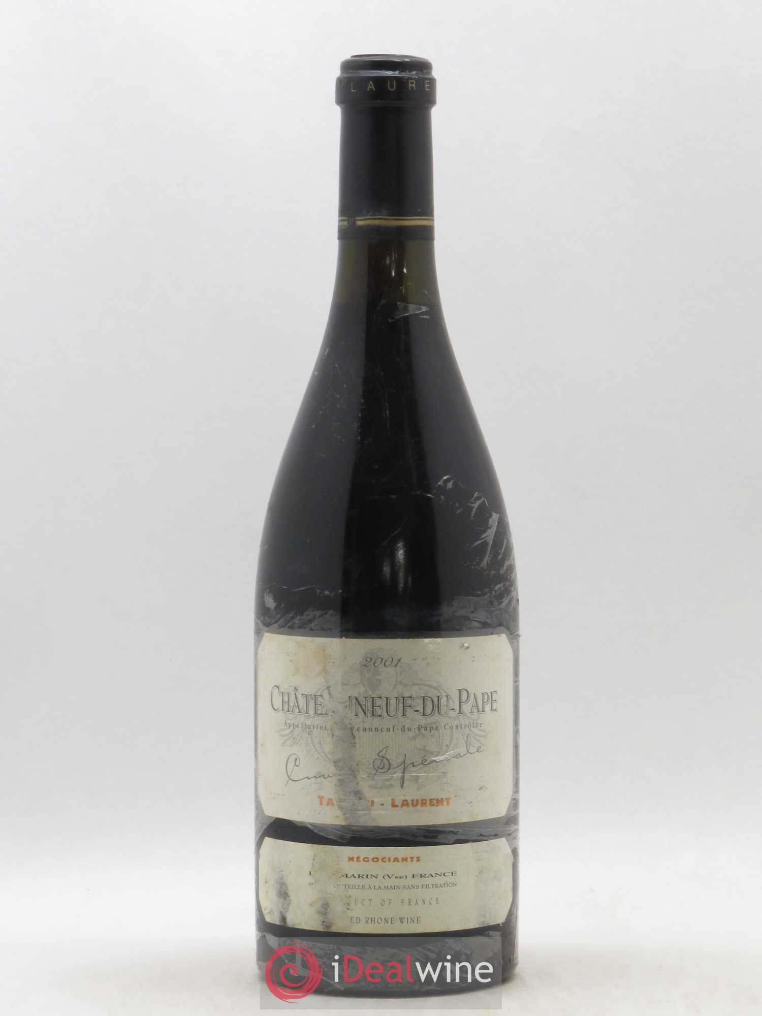 Châteauneuf-du-Pape Tardieu-Laurent Cuvée spéciale Famille Tardieu 2001 - Lot de 1 bouteille - 0