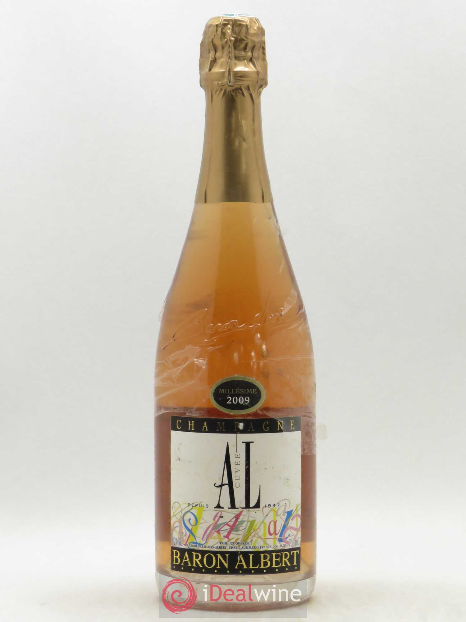 Champagne - Rosé de Saignée Cuvée A L Maison Baron Albert 2009 - Posten von 1 Flasche - 0
