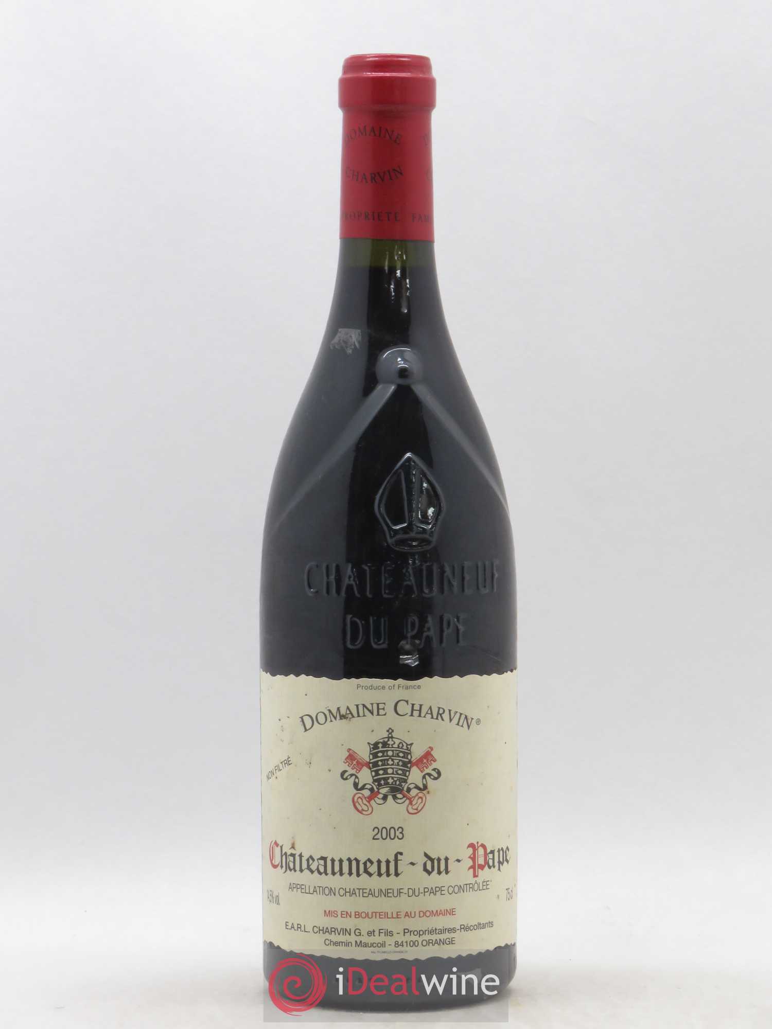 Châteauneuf-du-Pape Charvin (Domaine) 2003 - Lot de 1 bouteille - 0