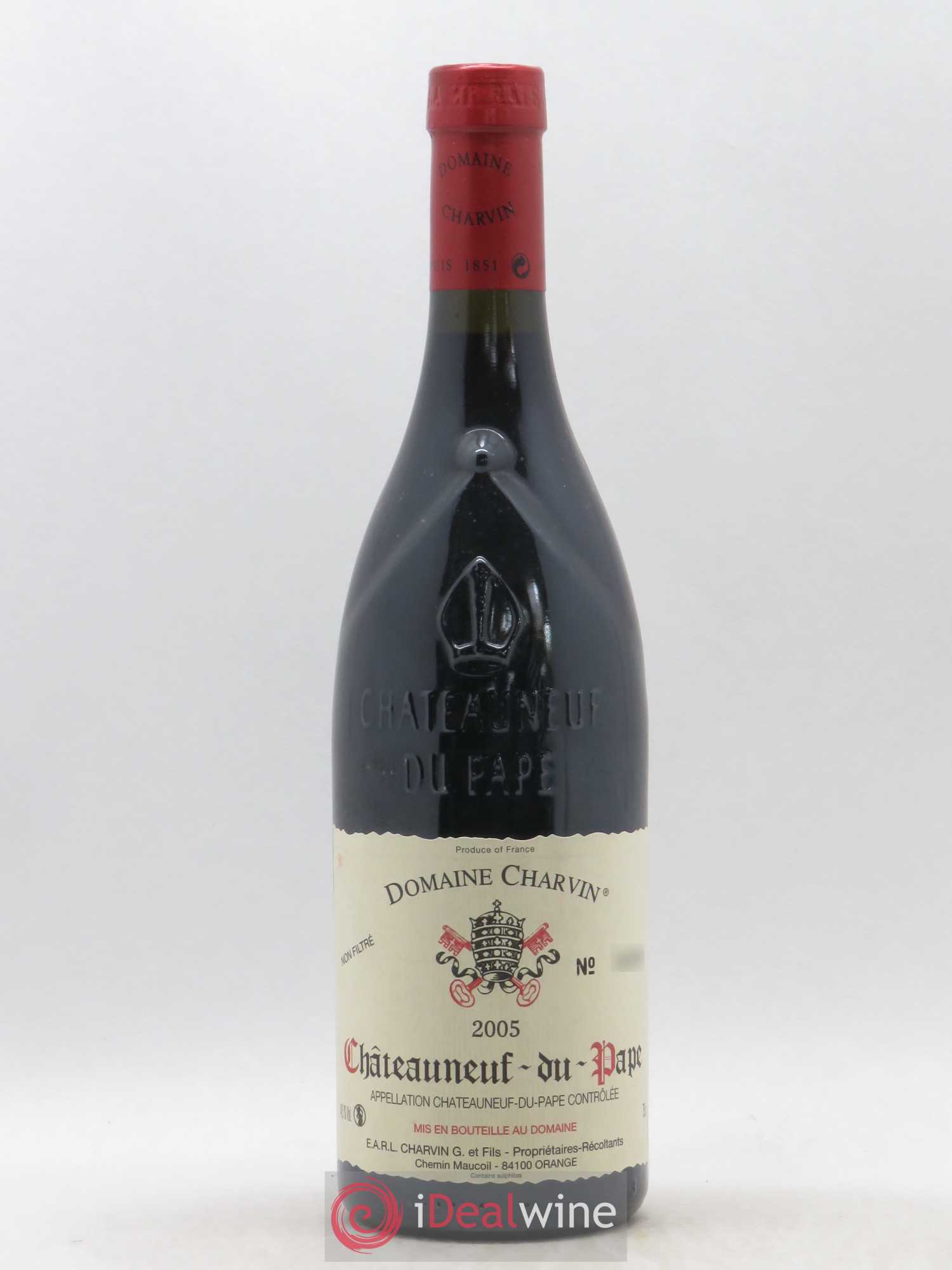 Châteauneuf-du-Pape Charvin (Domaine) 2005 - Lot de 1 bouteille - 0
