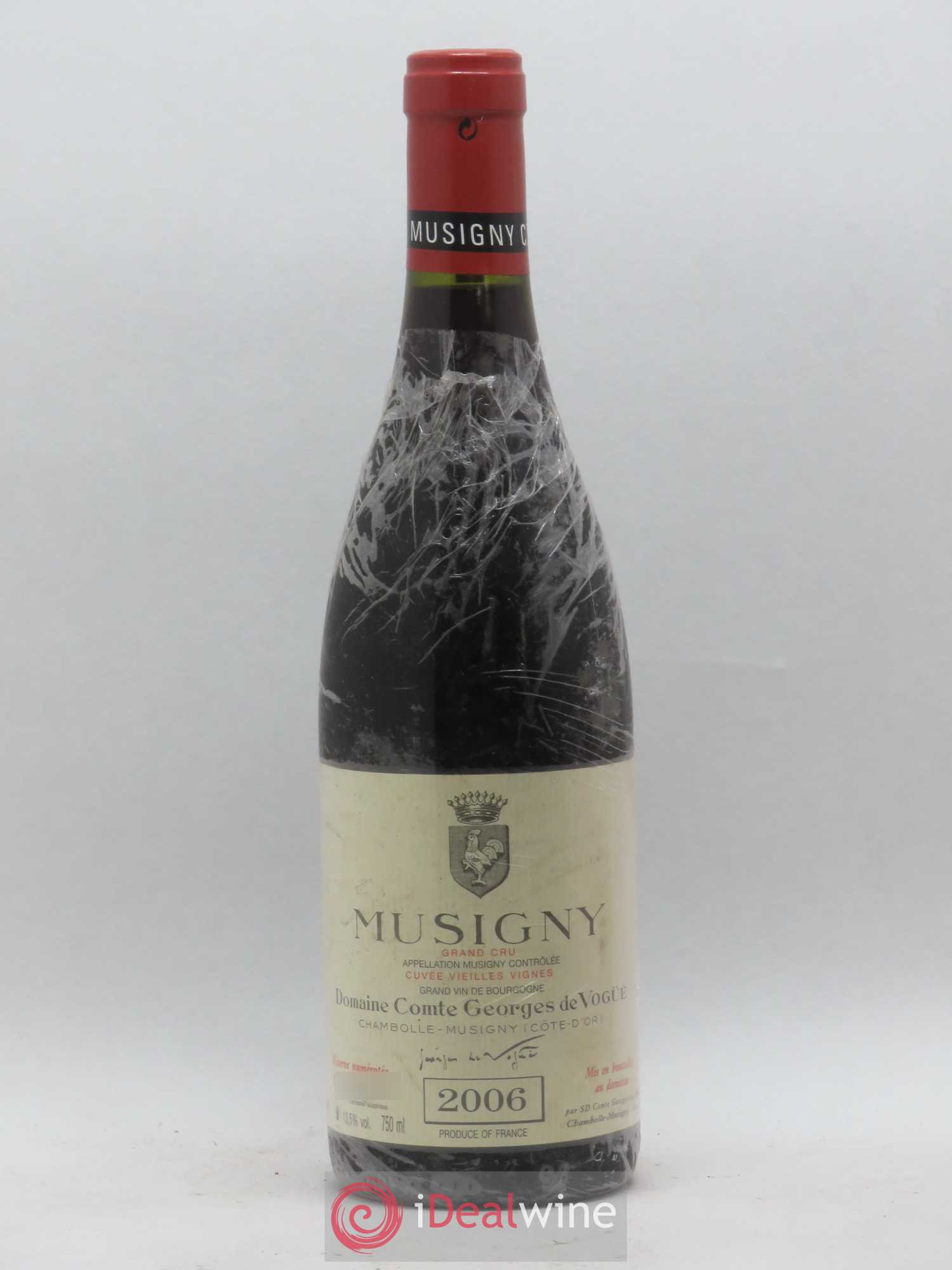 Musigny Grand Cru Cuvée Vieilles Vignes Comte Georges de Vogüé 2006 - Lot de 1 bouteille - 0