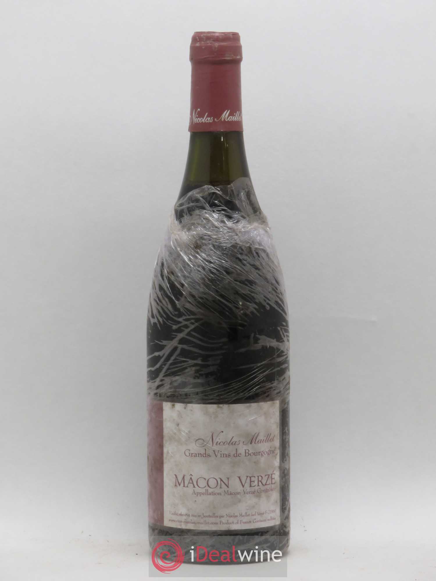 Mâcon-Verzé Nicolas Maillet 2015 - Lot de 1 bouteille - 0