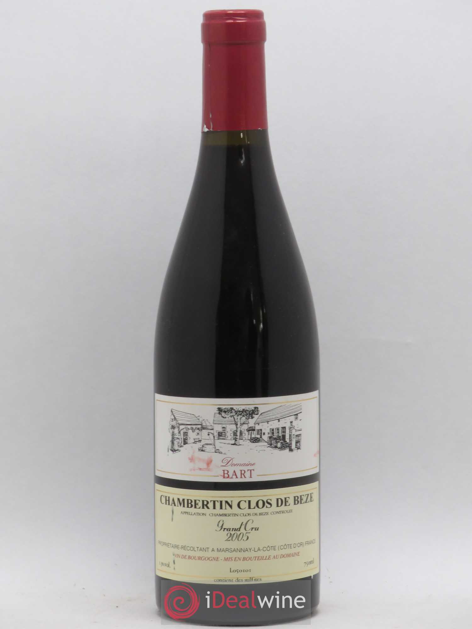 Chambertin Clos de Bèze Grand Cru Bart (Domaine) 2005 - Lot de 1 bouteille - 0