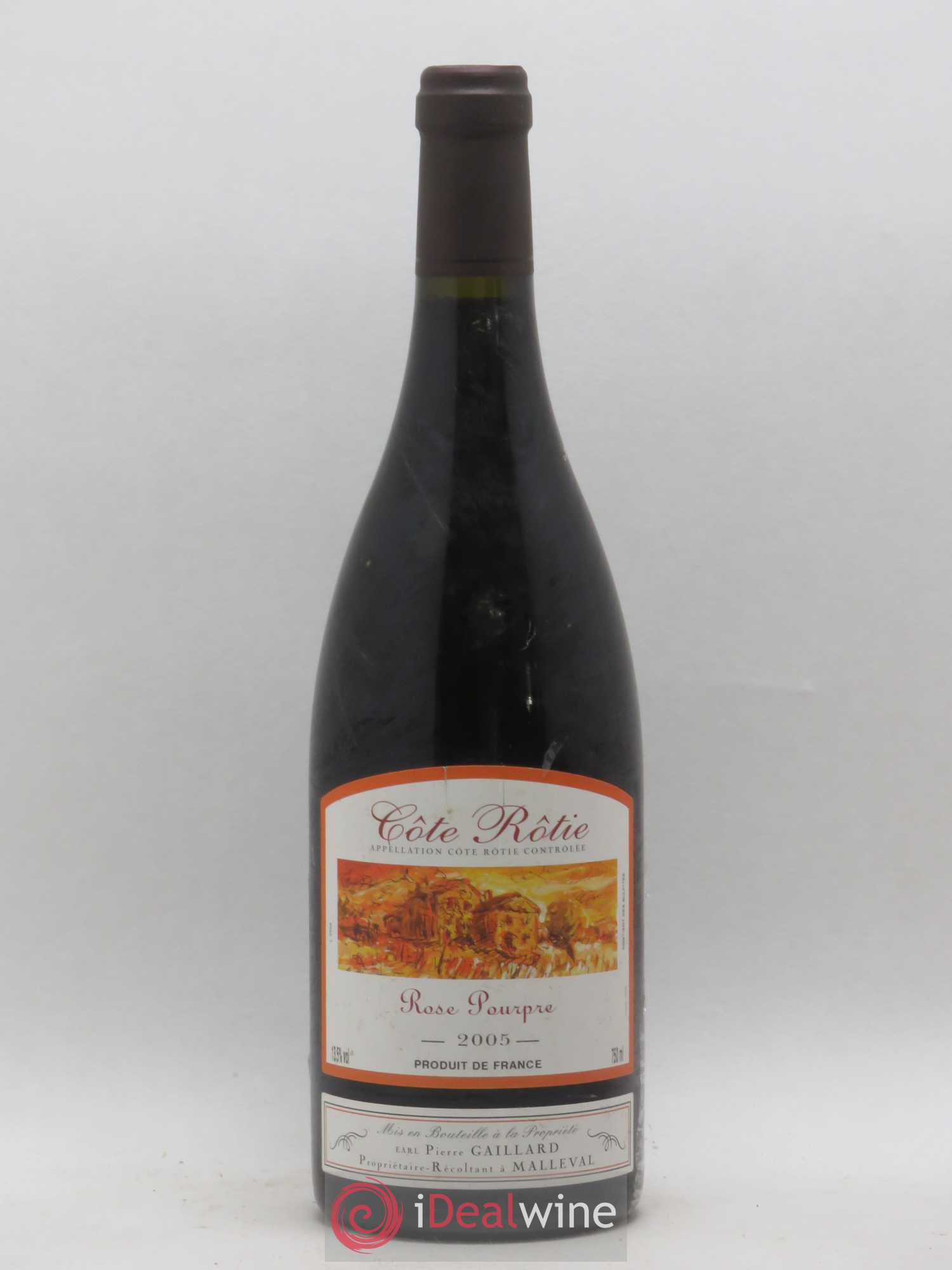 Côte-Rôtie Rose Pourpre Pierre Gaillard 2005 - Lot de 1 bouteille - 0