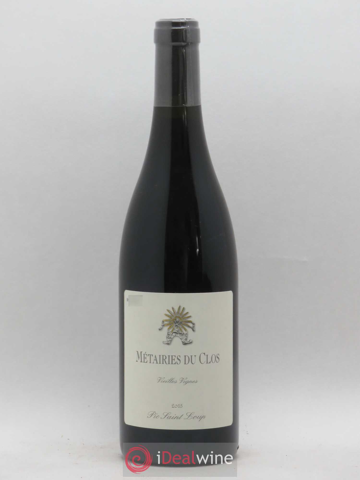 Pic Saint-Loup Les Métairies du Clos Vieilles Vignes Christophe Peyrus et Françoise Julien 2015 - Lot de 1 bouteille - 0
