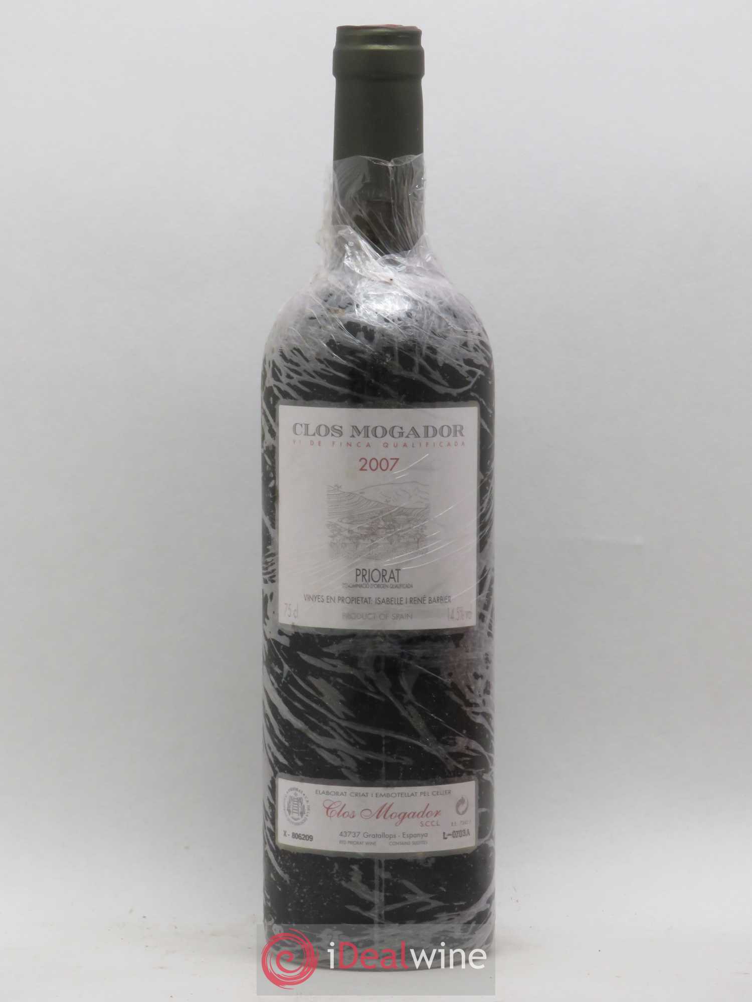 Priorat Clos Mogador DOCA René Barbier 2007 - Lot de 1 bouteille - 0