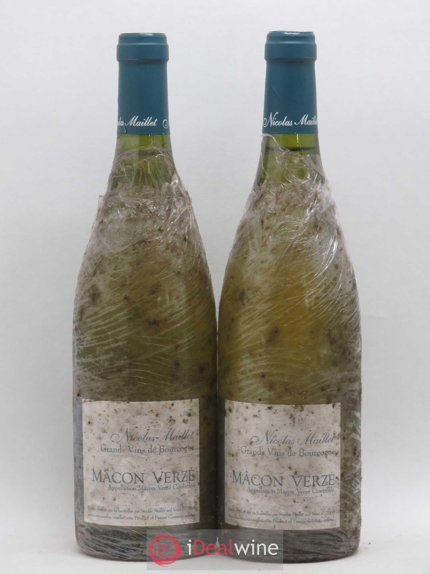 Mâcon-Verzé Nicolas Maillet (sans prix de réserve) 2015 - Lot de 2 bouteilles - 0