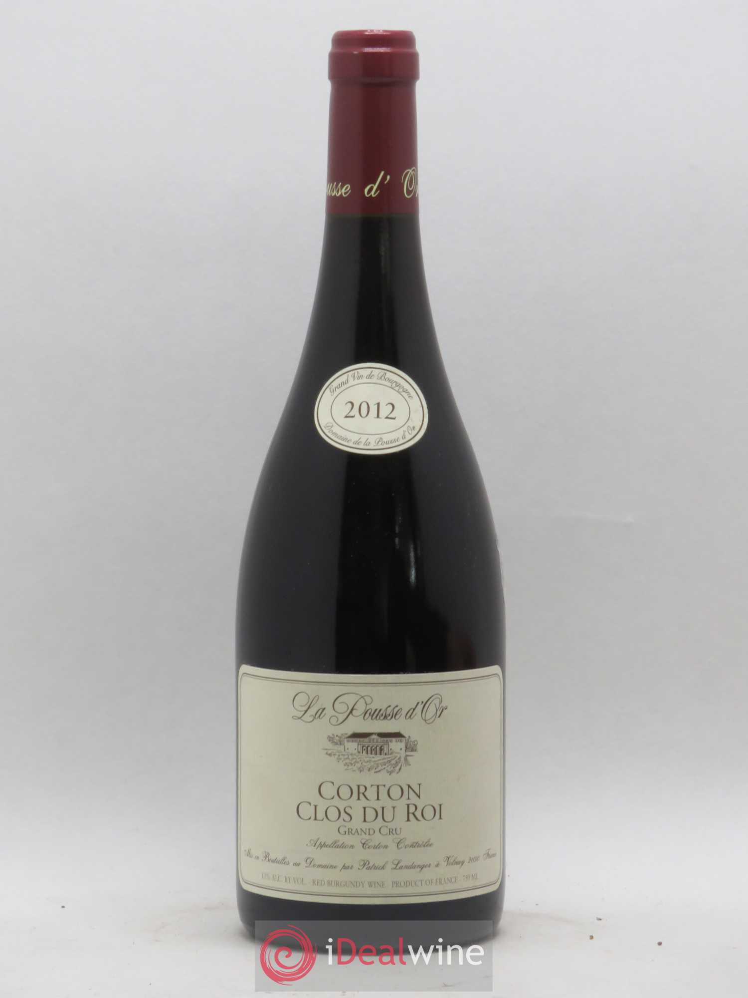 Corton Grand Cru Clos du Roi La Pousse d'Or (Domaine de) 2012 - Lot de 1 bouteille - 0