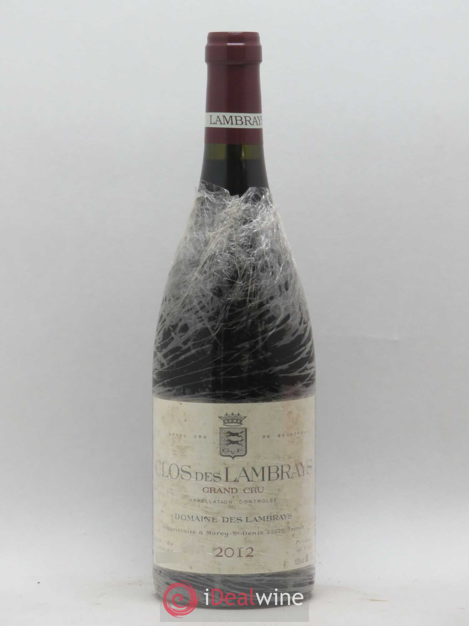 Clos des Lambrays Grand Cru Domaine des Lambrays 2012 - Lot de 1 bouteille - 0