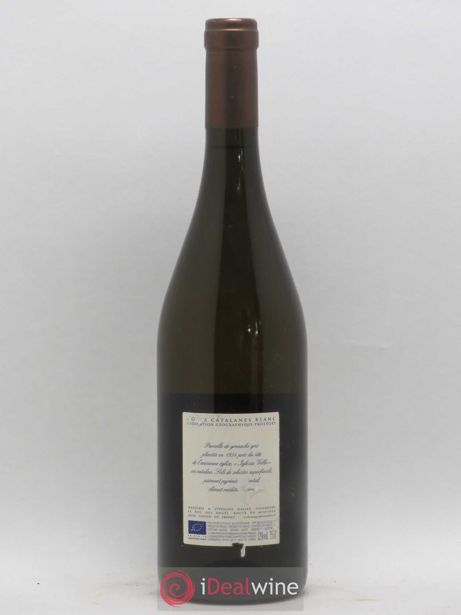 Côtes Catalanes Roc des Anges Iglesia Vella Marjorie et Stéphane Gallet 2015 - Lot de 1 bouteille - 1