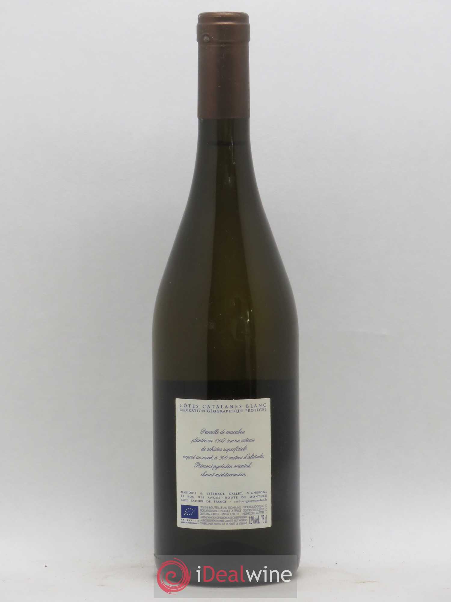 Côtes Catalanes Roc des Anges Pi Vell Marjorie et Stéphane Gallet 2015 - Lot de 1 bouteille - 1