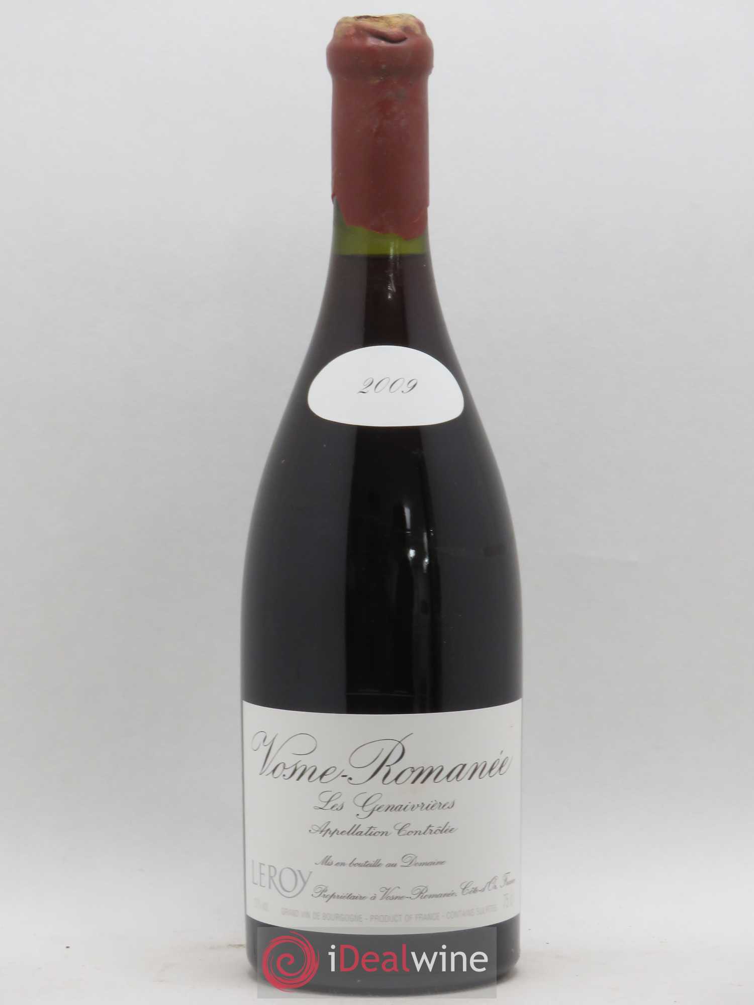 Vosne-Romanée Les Genaivrières Leroy (Domaine) 2009 - Lot de 1 bouteille - 0