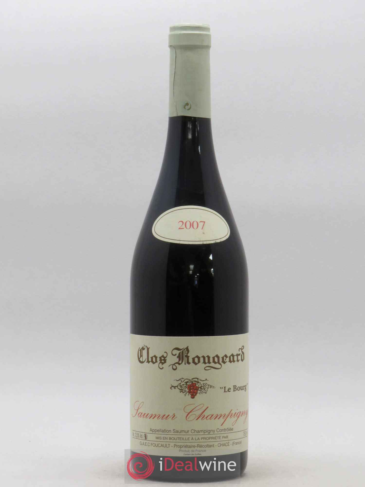 Saumur-Champigny Le Bourg Clos Rougeard 2007 - Lot de 1 bouteille - 0