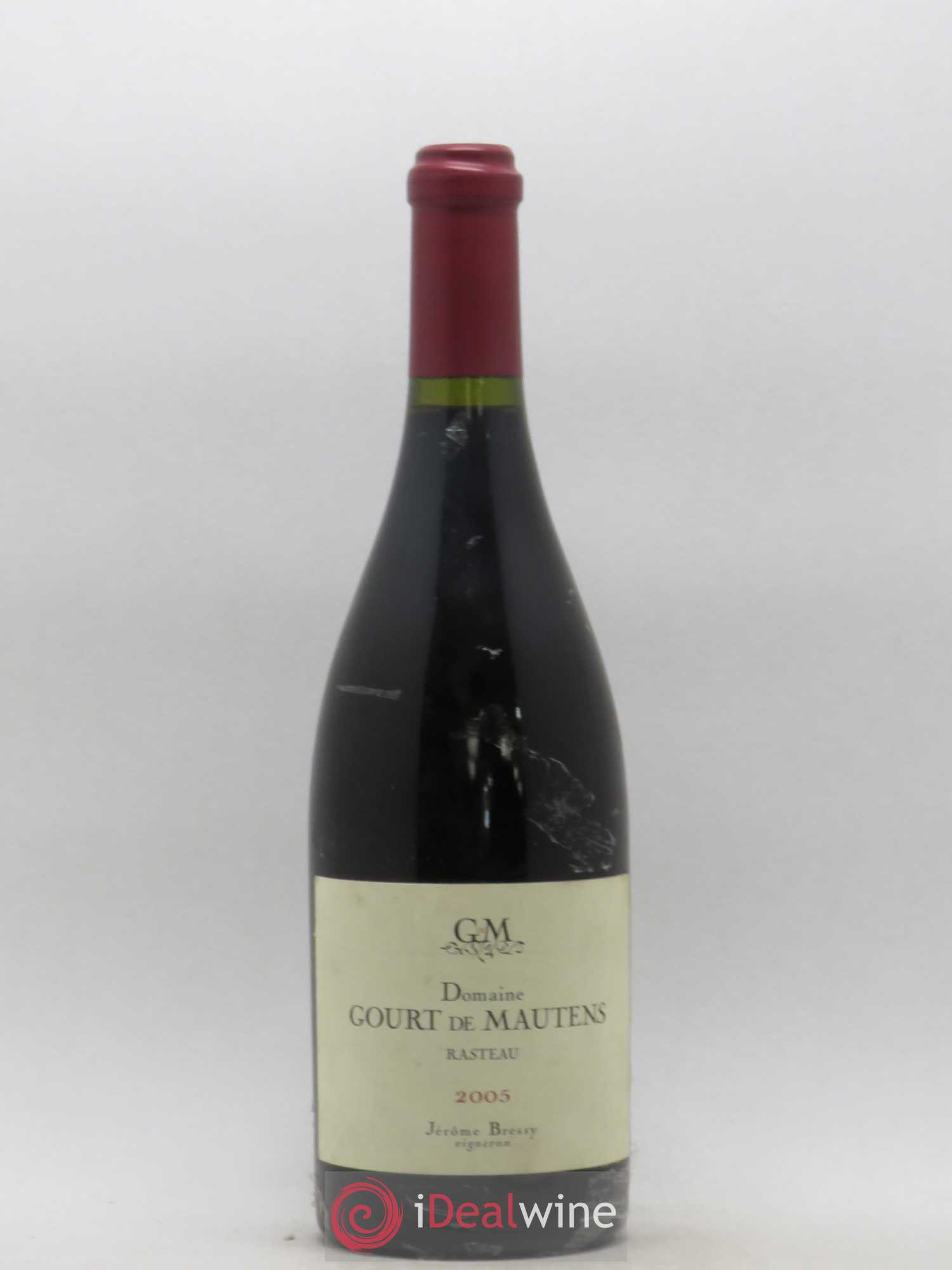 Rasteau Domaine Gourt de Mautens - Jérôme Bressy 2005 - Lot de 1 bouteille - 0