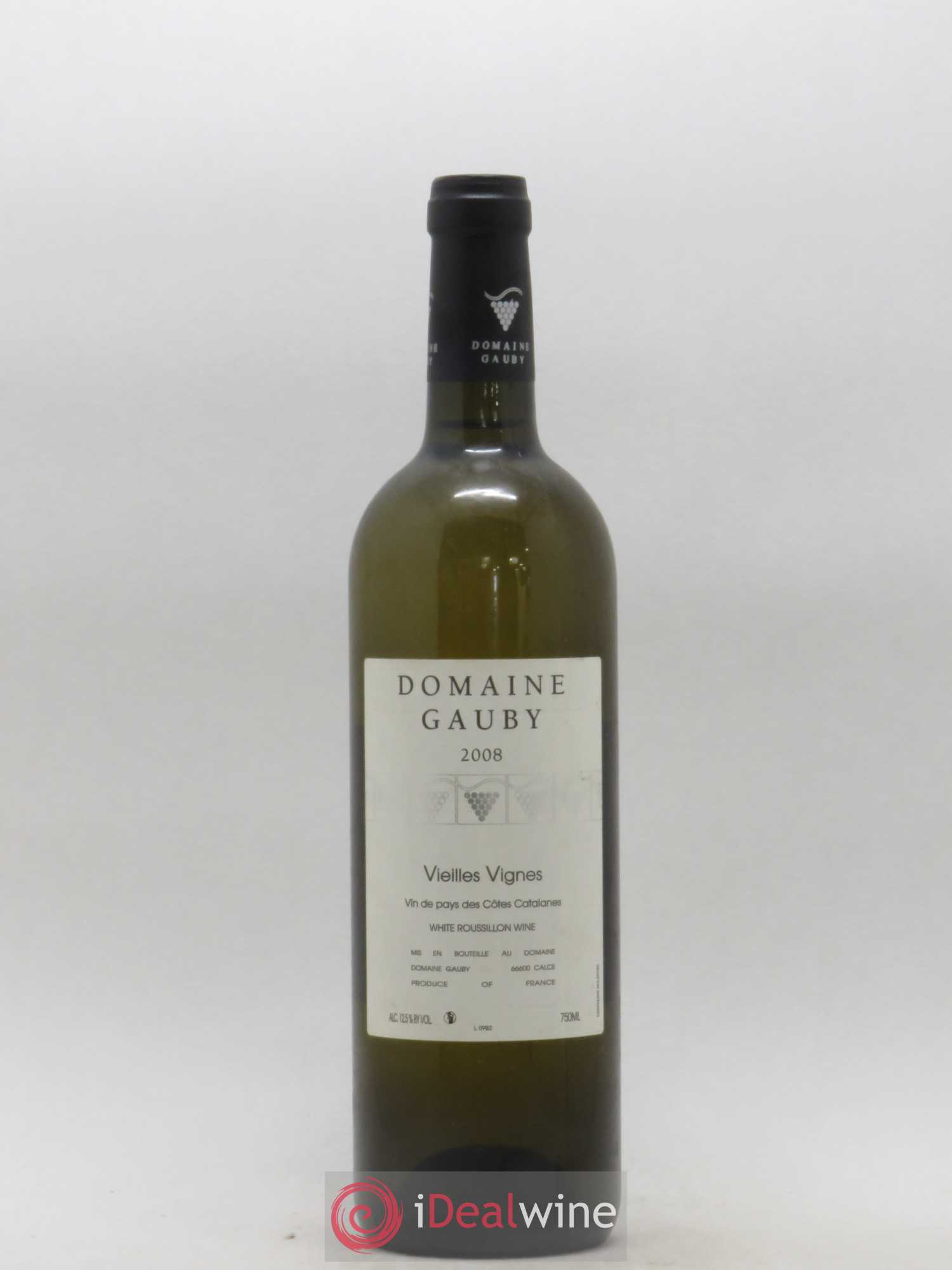 Côtes Catalanes Vieilles vignes Gauby (Domaine) 2008 - Lot de 1 bouteille - 0