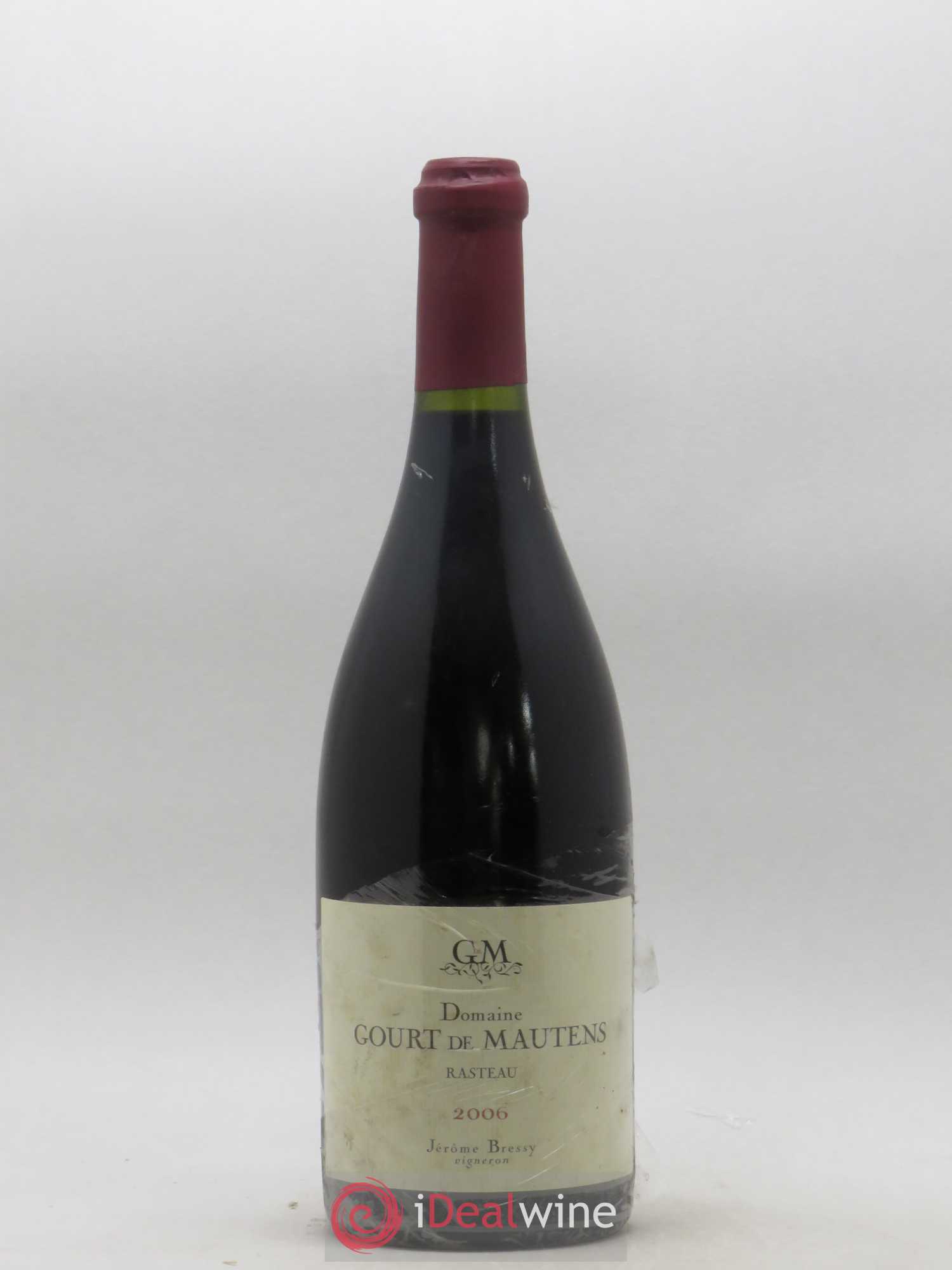 Rasteau Domaine Gourt de Mautens - Jérôme Bressy 2006 - Lot de 1 bouteille - 0