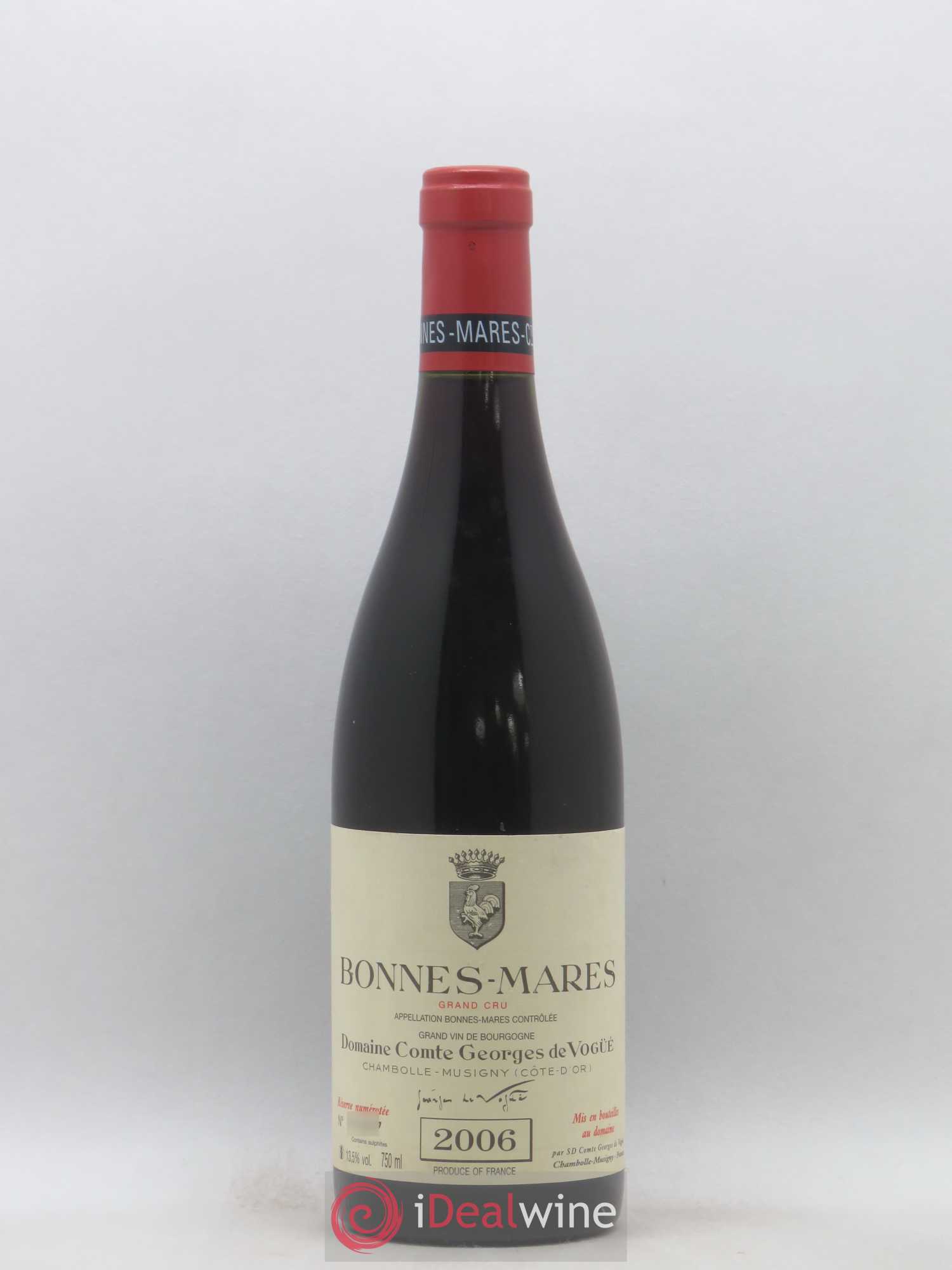 Bonnes-Mares Grand Cru Comte Georges de Vogüé 2006 - Lot de 1 bouteille - 0