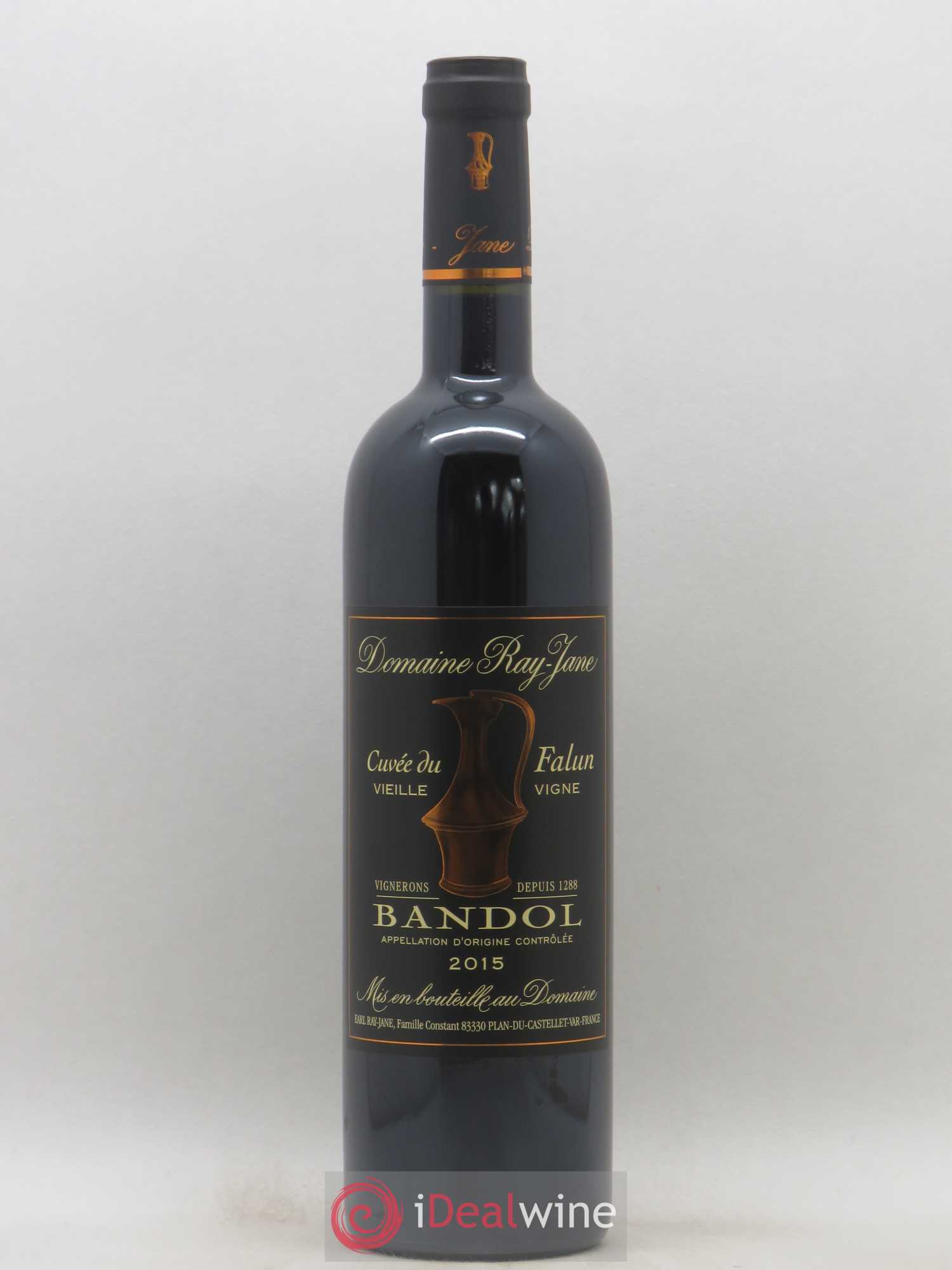 Bandol Cuvée du Falun vieilles vignes centenaires Domaine Ray Jane 2015 - Posten von 1 Flasche - 0