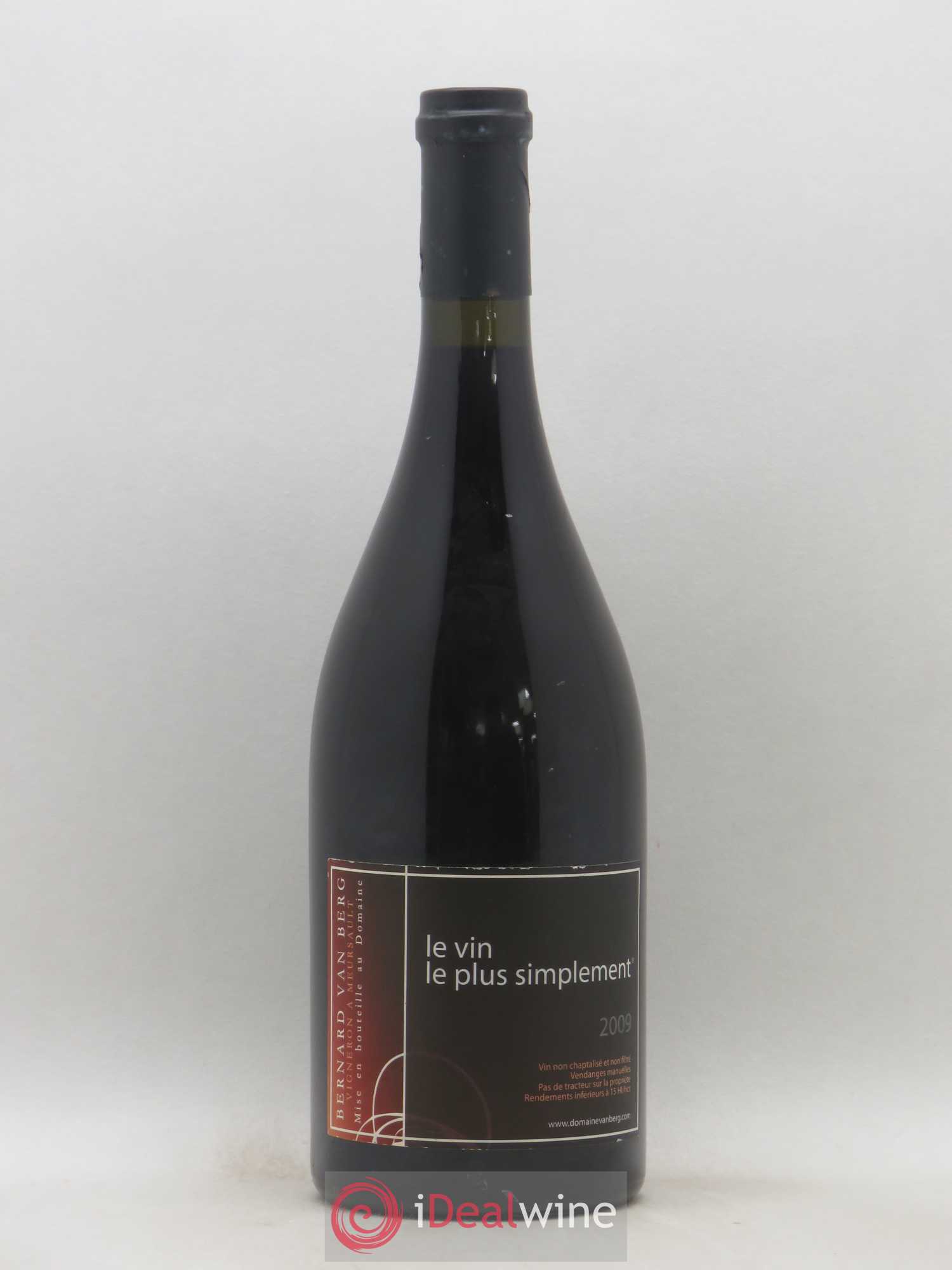 Bourgogne Grand Ordinaire La Rose Reserve Domaine Van Berg 2009 - Posten von 1 Flasche - 0