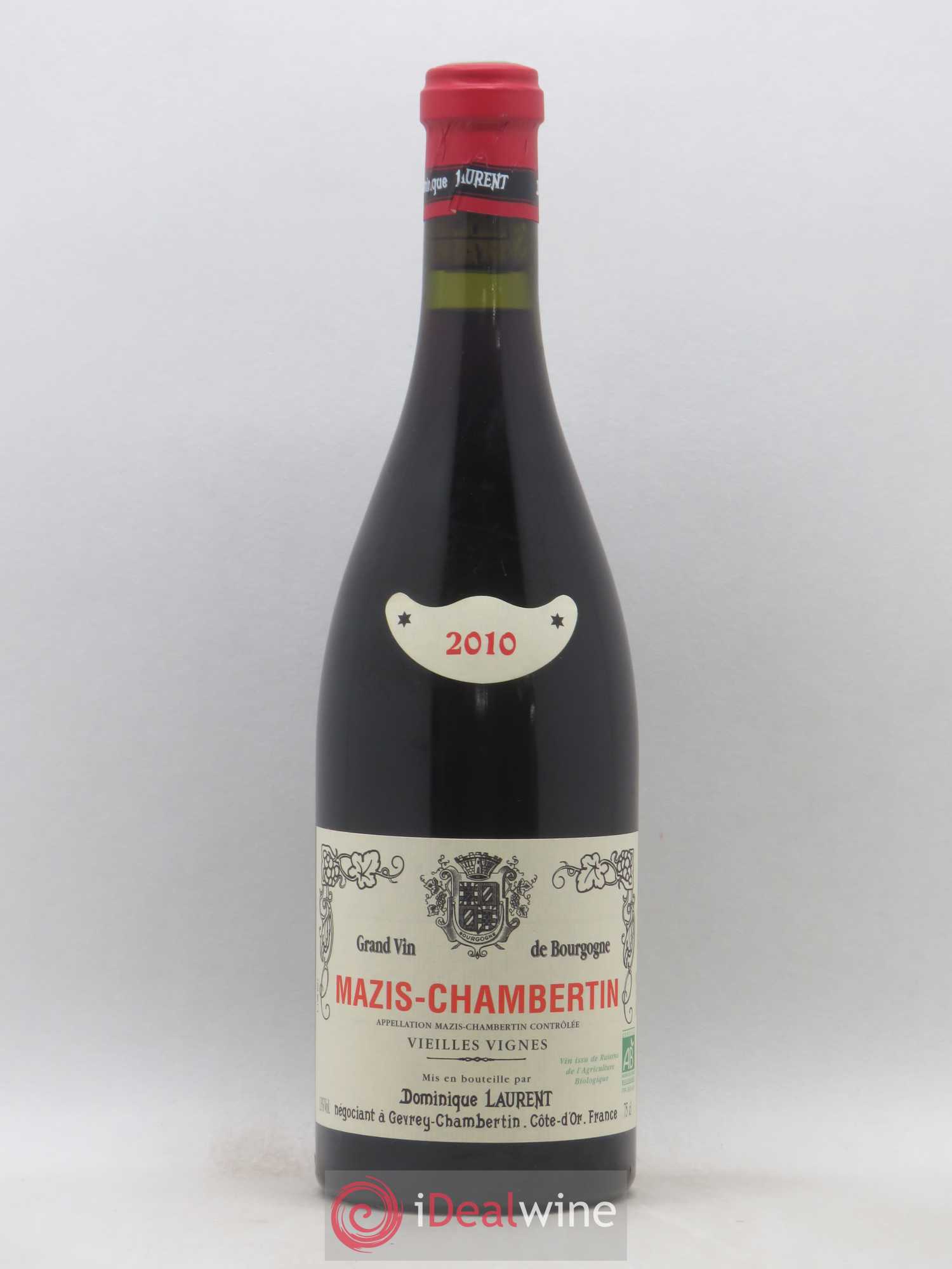Mazis-Chambertin Grand Cru Dominique Laurent vieilles vignes cuvée B 2010 - Posten von 1 Flasche - 0