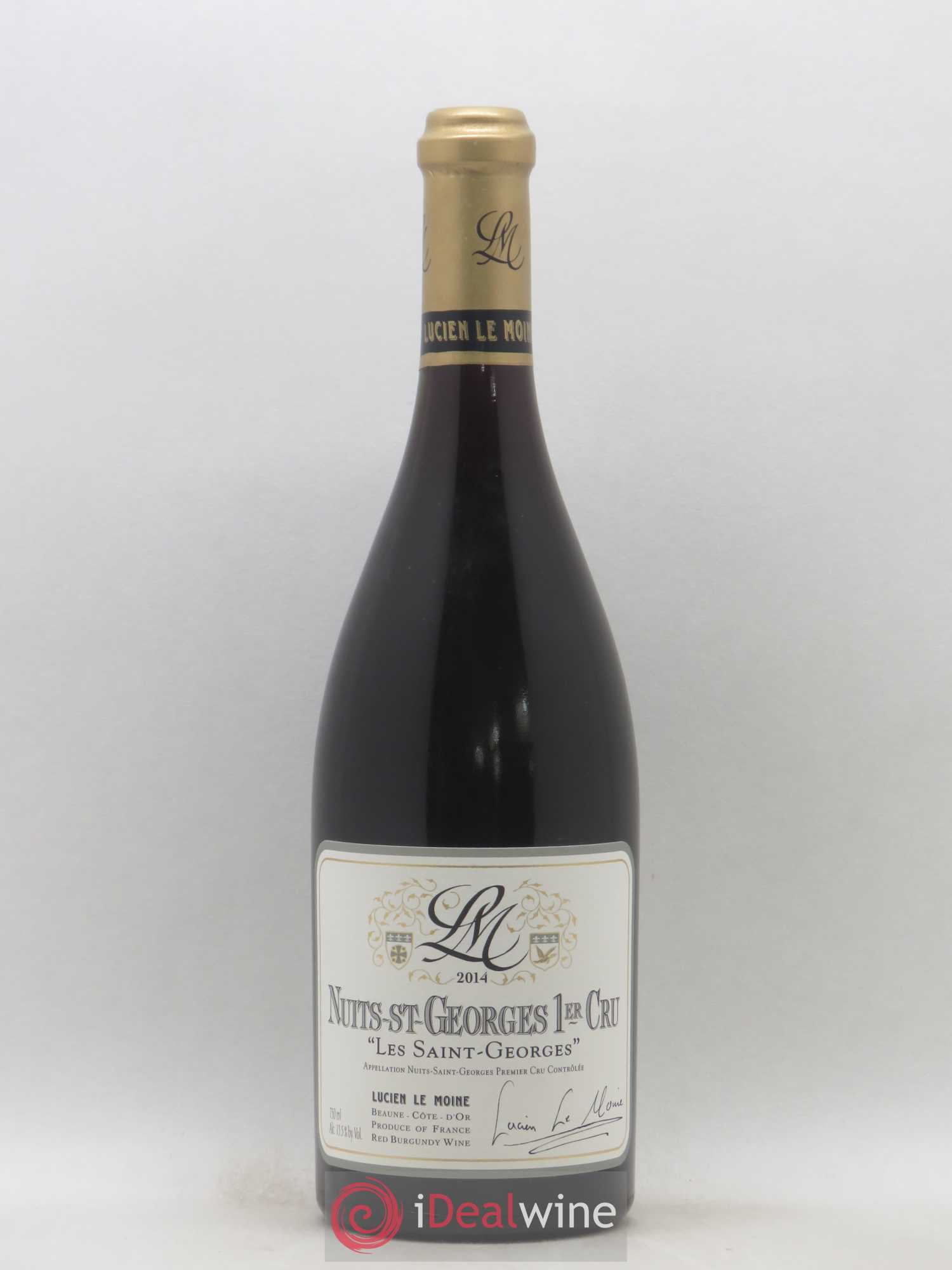 Nuits-Saint-Georges 1er Cru Les Saint-Georges Lucien Le Moine 2014 - Lot de 1 bouteille - 0