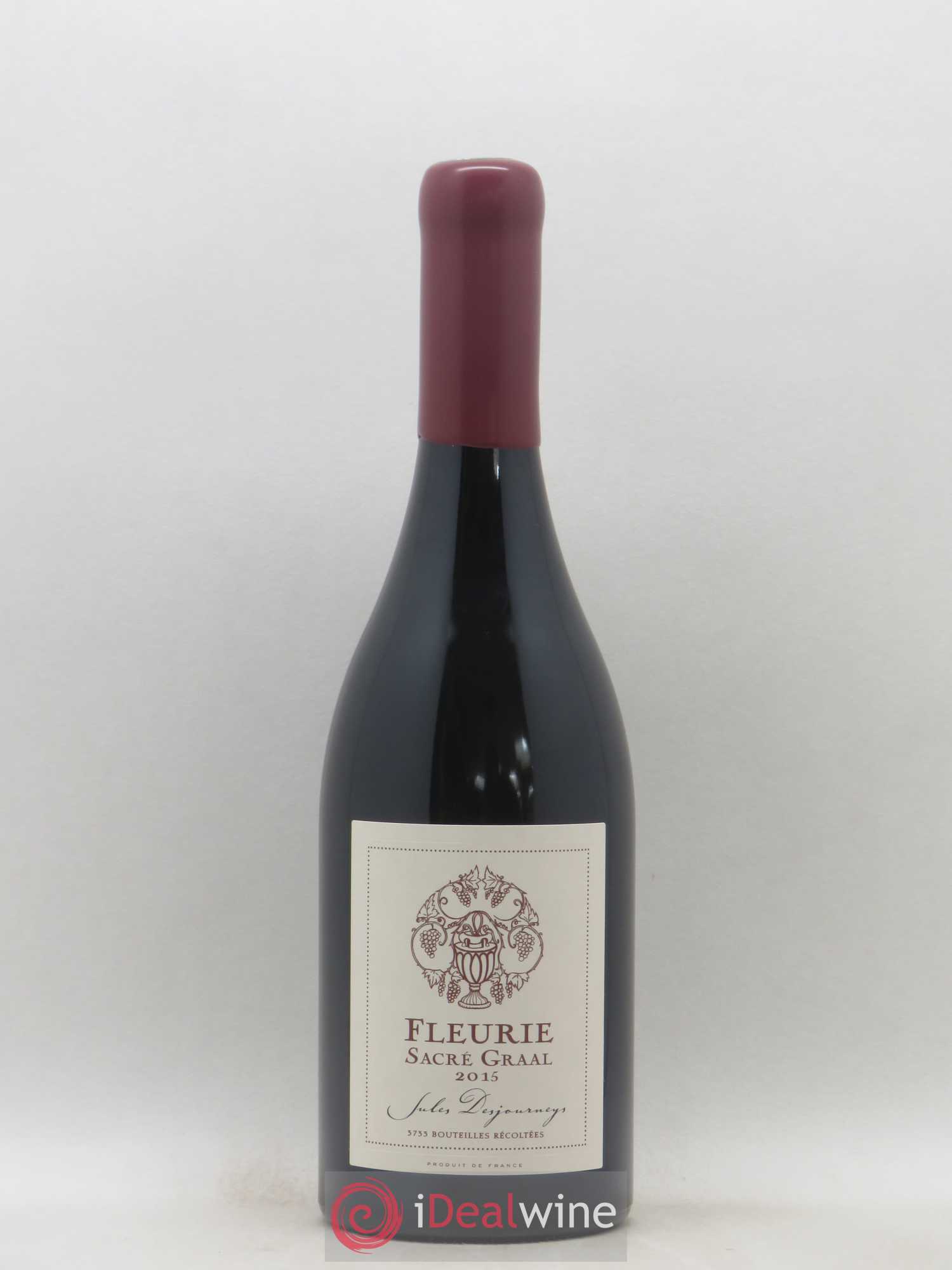 Fleurie Sacré Graal Jules Desjourneys 2015 - Lot de 1 bouteille - 0