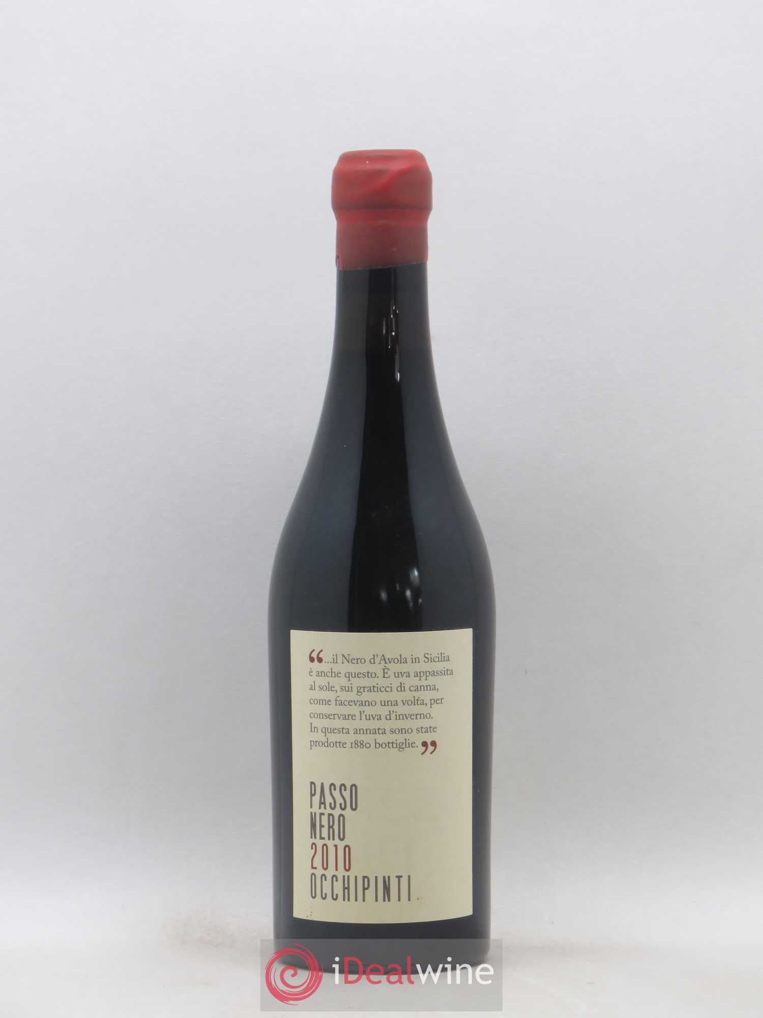 IGT Sicile Passo Nero Arianna Occhipinti 50cl 2010 - Posten von 1 Flasche - 0