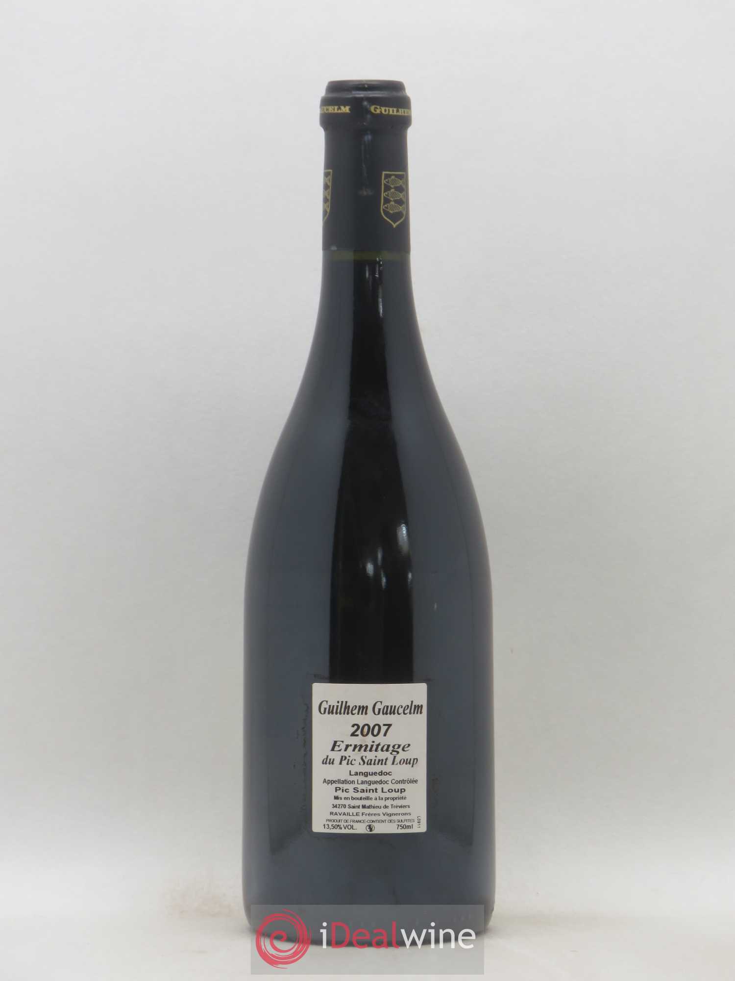 Pic Saint-Loup Héritage du Pic Saint-Loup (anciennement Ermitage) Guilhem Gaucelm 2007 - Lot de 1 bouteille - 1