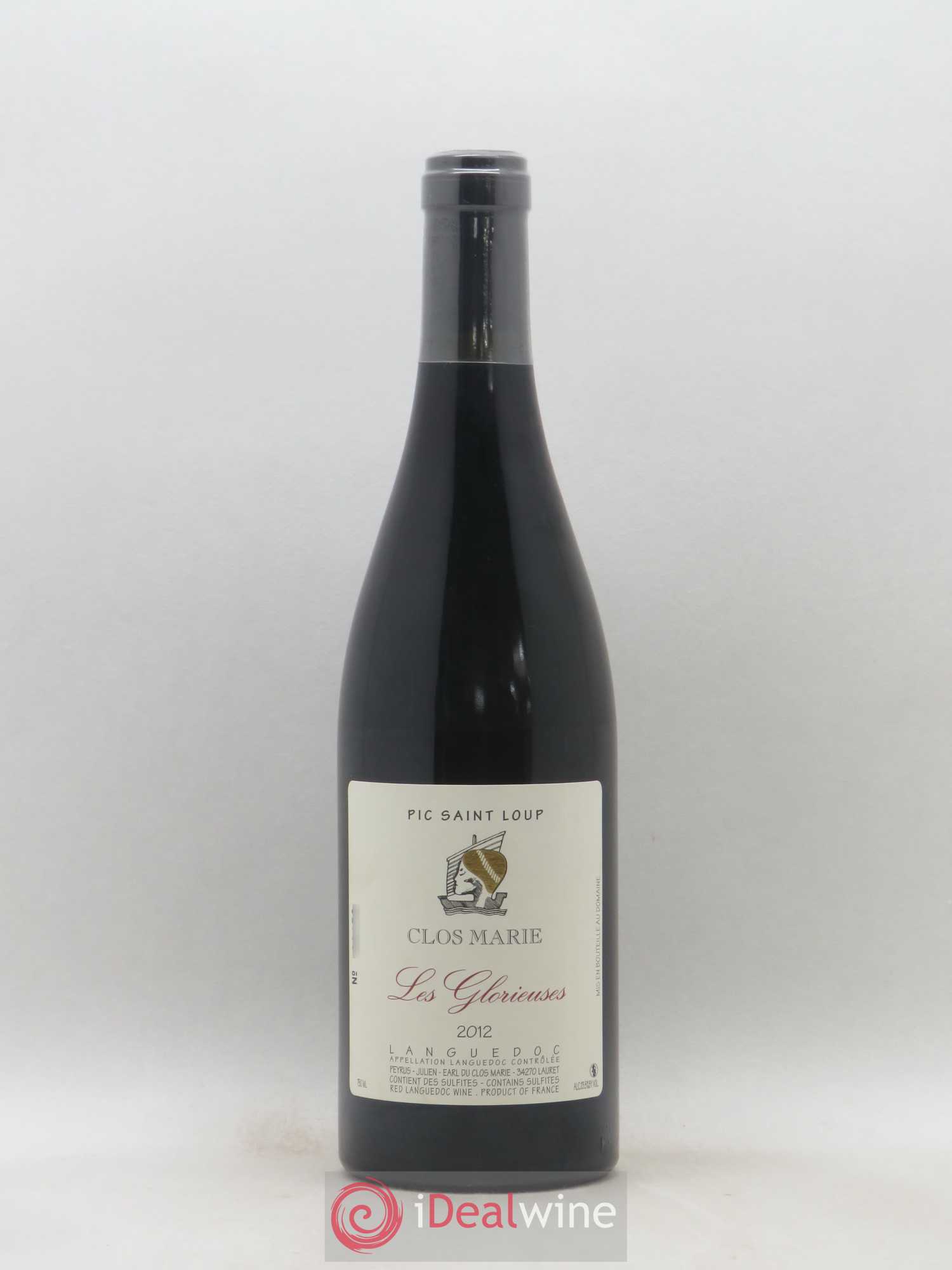 Pic Saint-Loup Clos Marie Les Glorieuses Christophe Peyrus et Françoise Julien 2012 - Lot de 1 bouteille - 0