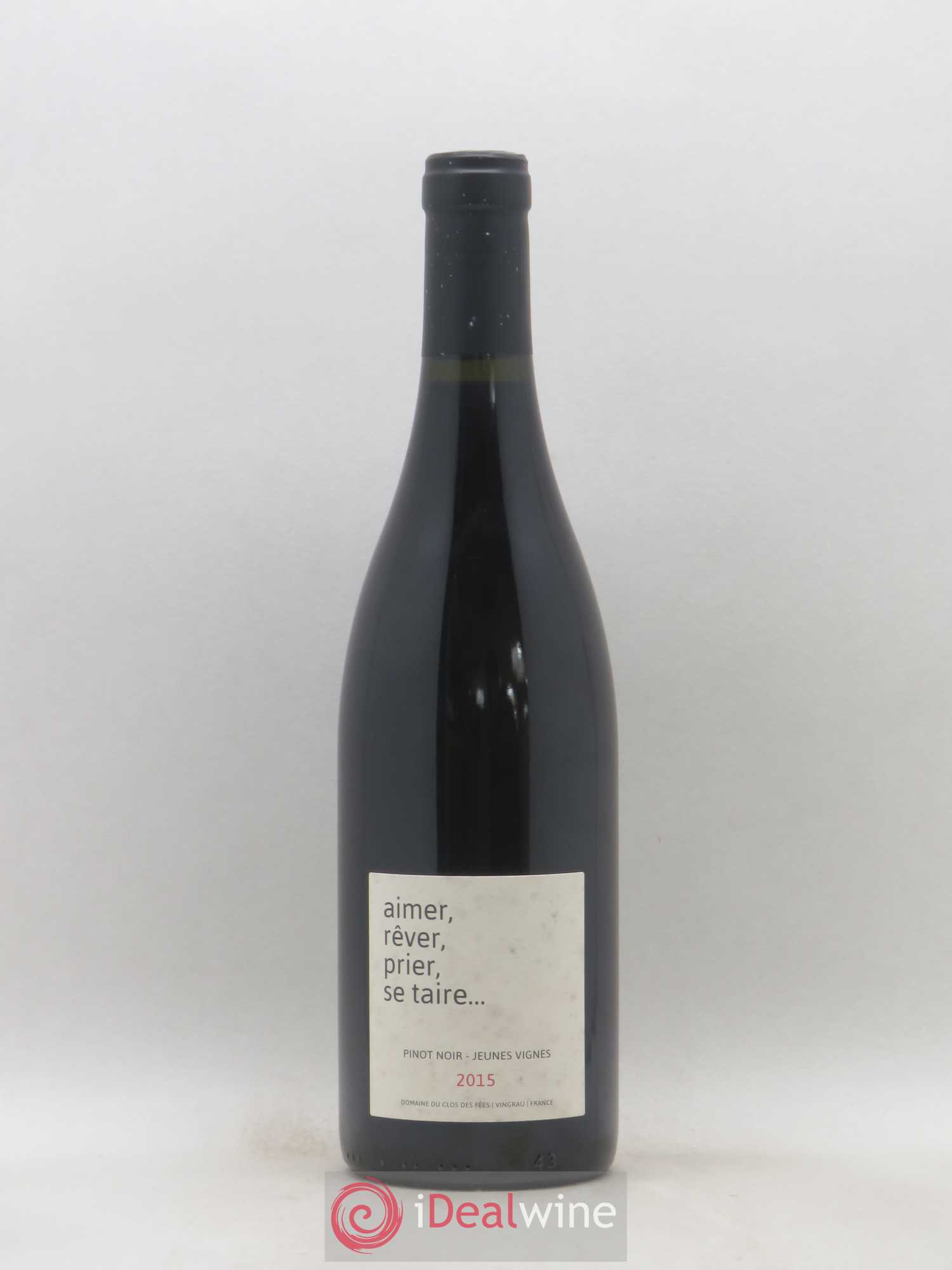 Côtes Catalanes Clos des Fées Aimer Rêver Prier Se taire Hervé Bizeul 2015 - Lot de 1 bouteille - 0