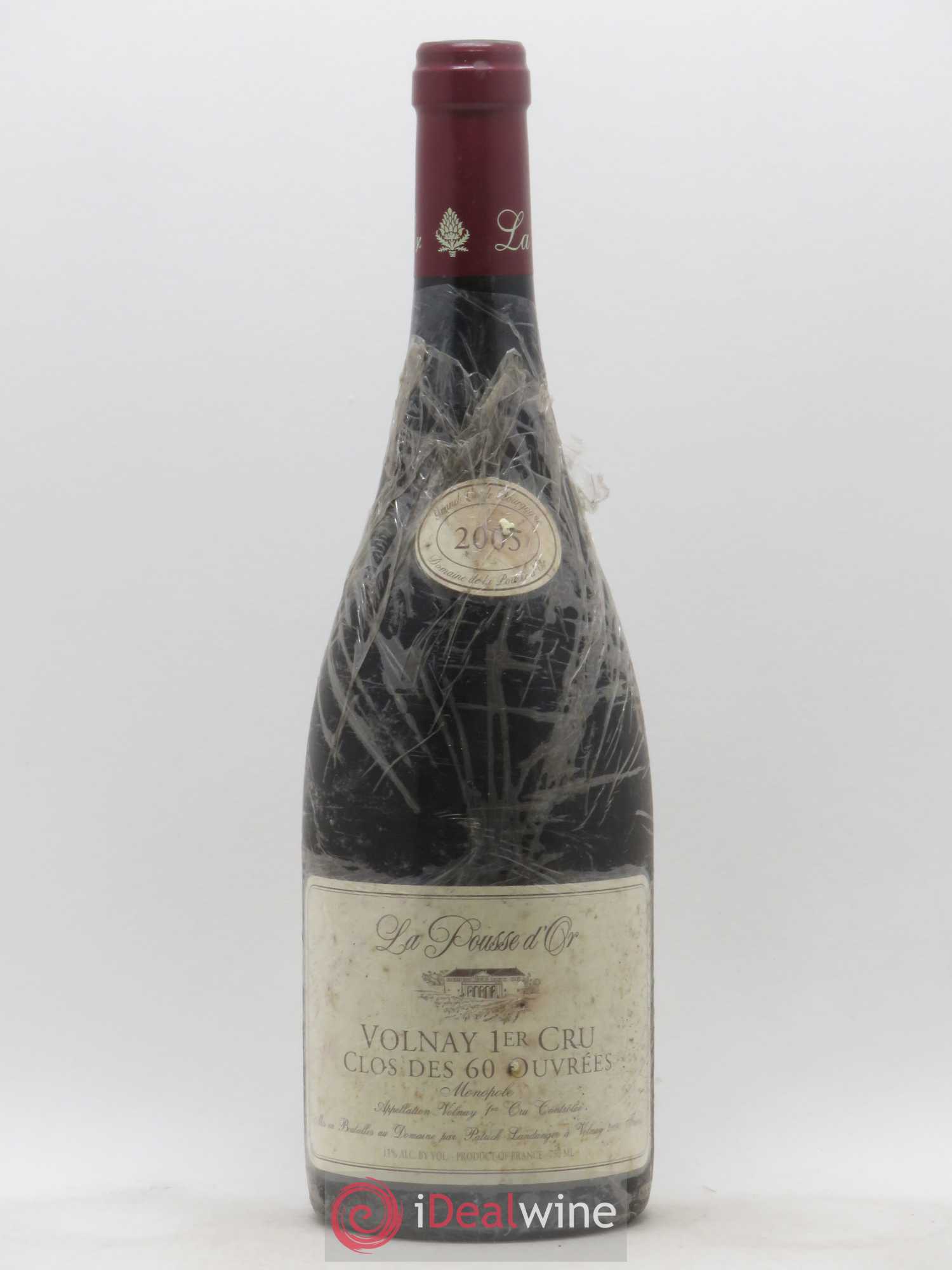Volnay 1er Cru Clos des 60 ouvrées La Pousse d'Or (Domaine de) 2005 - Lot de 1 bouteille - 0