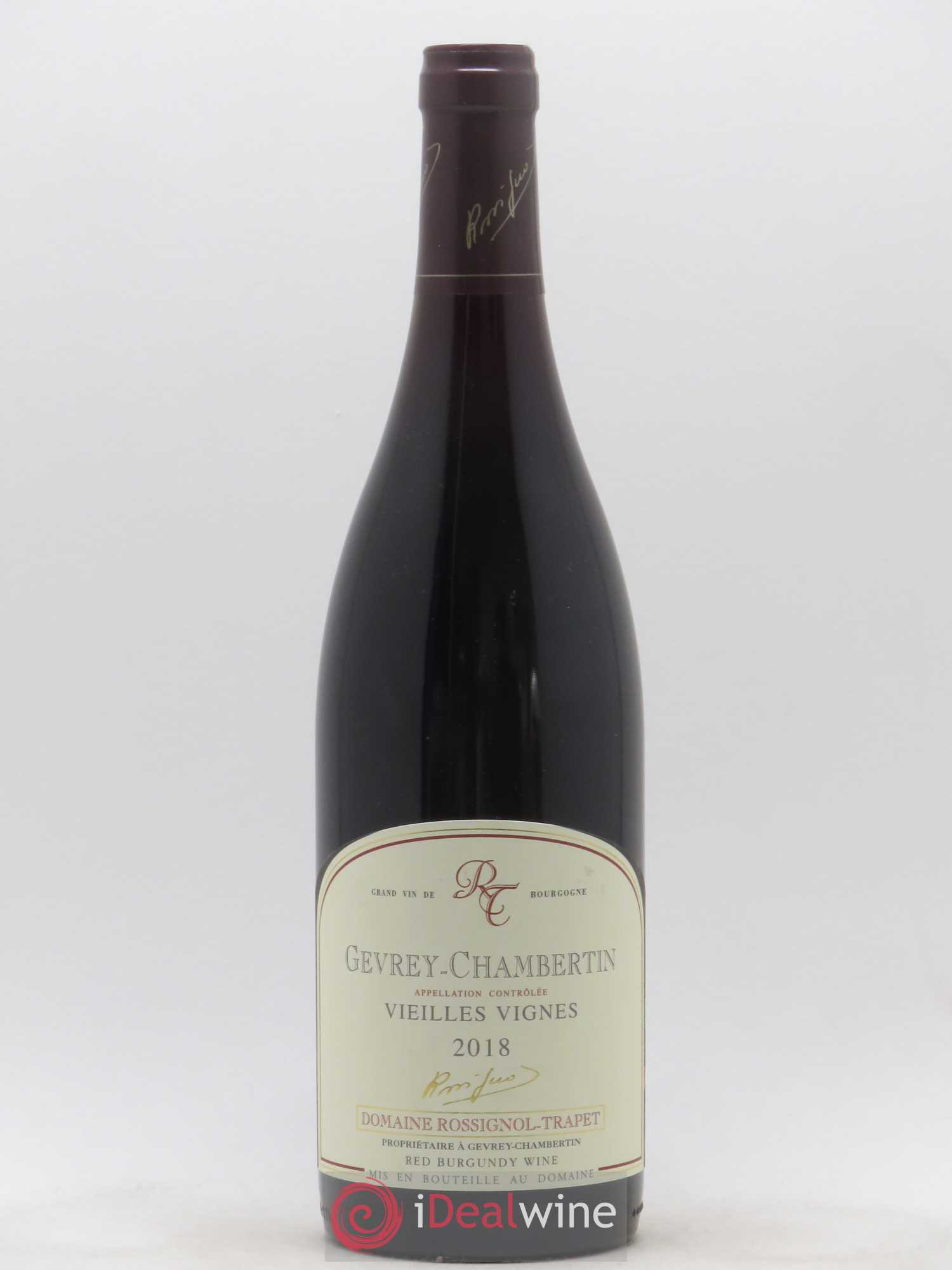 Gevrey-Chambertin Vieilles vignes Rossignol-Trapet (Domaine) 2018 - Lot de 1 bouteille - 0