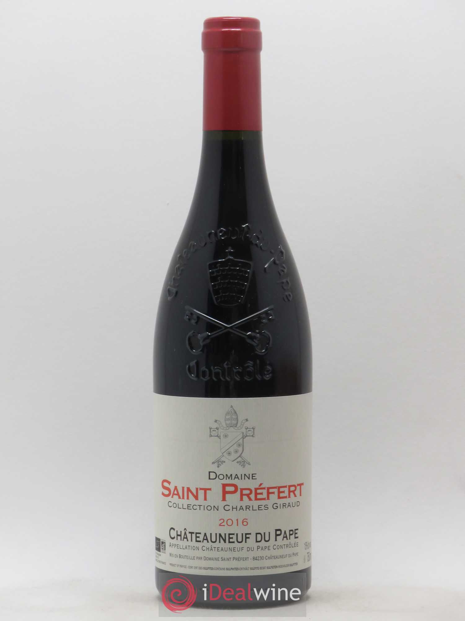 Châteauneuf-du-Pape Collection Charles Giraud Domaine Saint-Préfert 2016 - Lot de 1 bouteille - 0