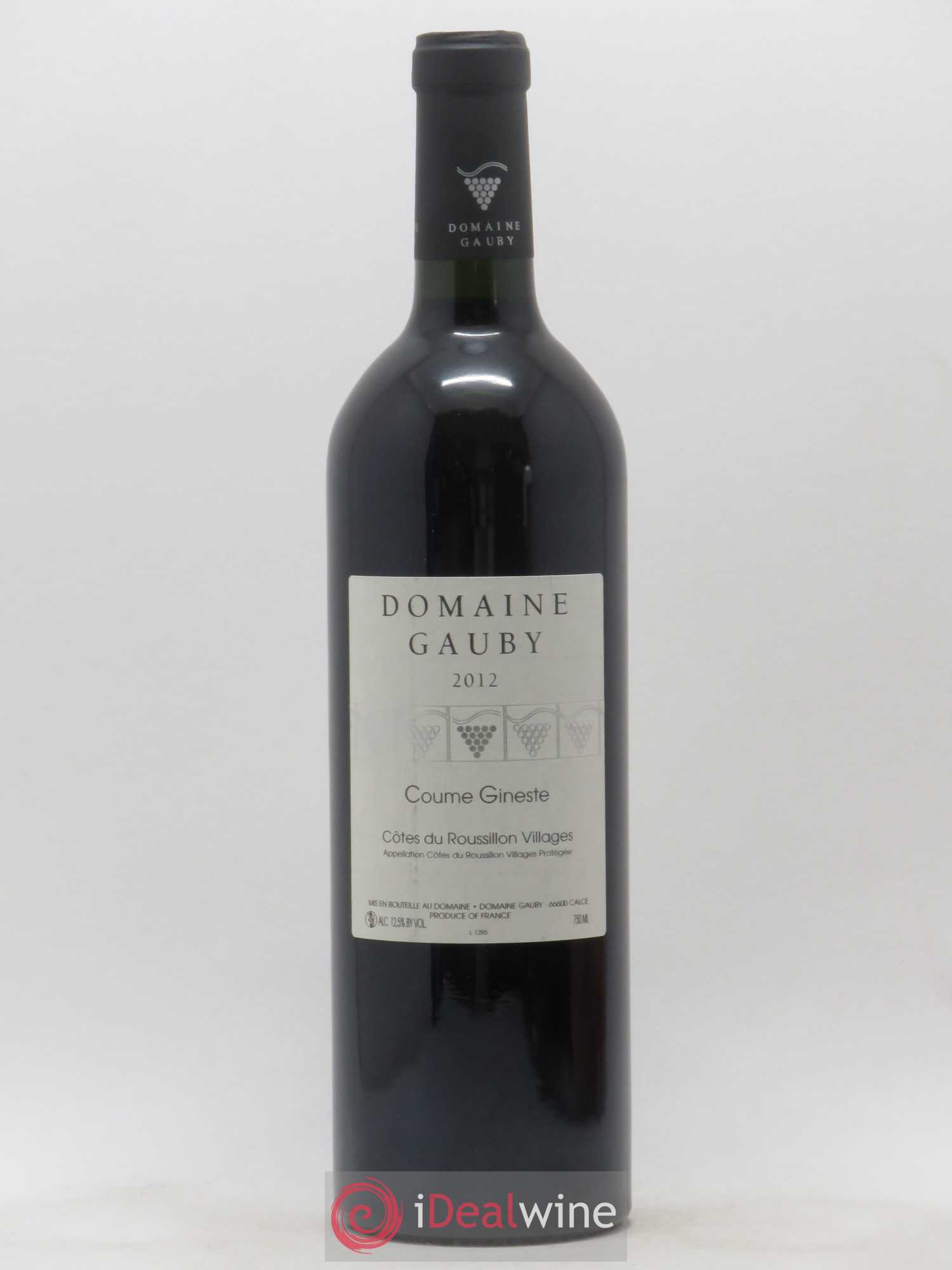 Côtes du Roussillon Villages Coume Gineste Gauby (Domaine) 2012 - Lot de 1 bouteille - 0