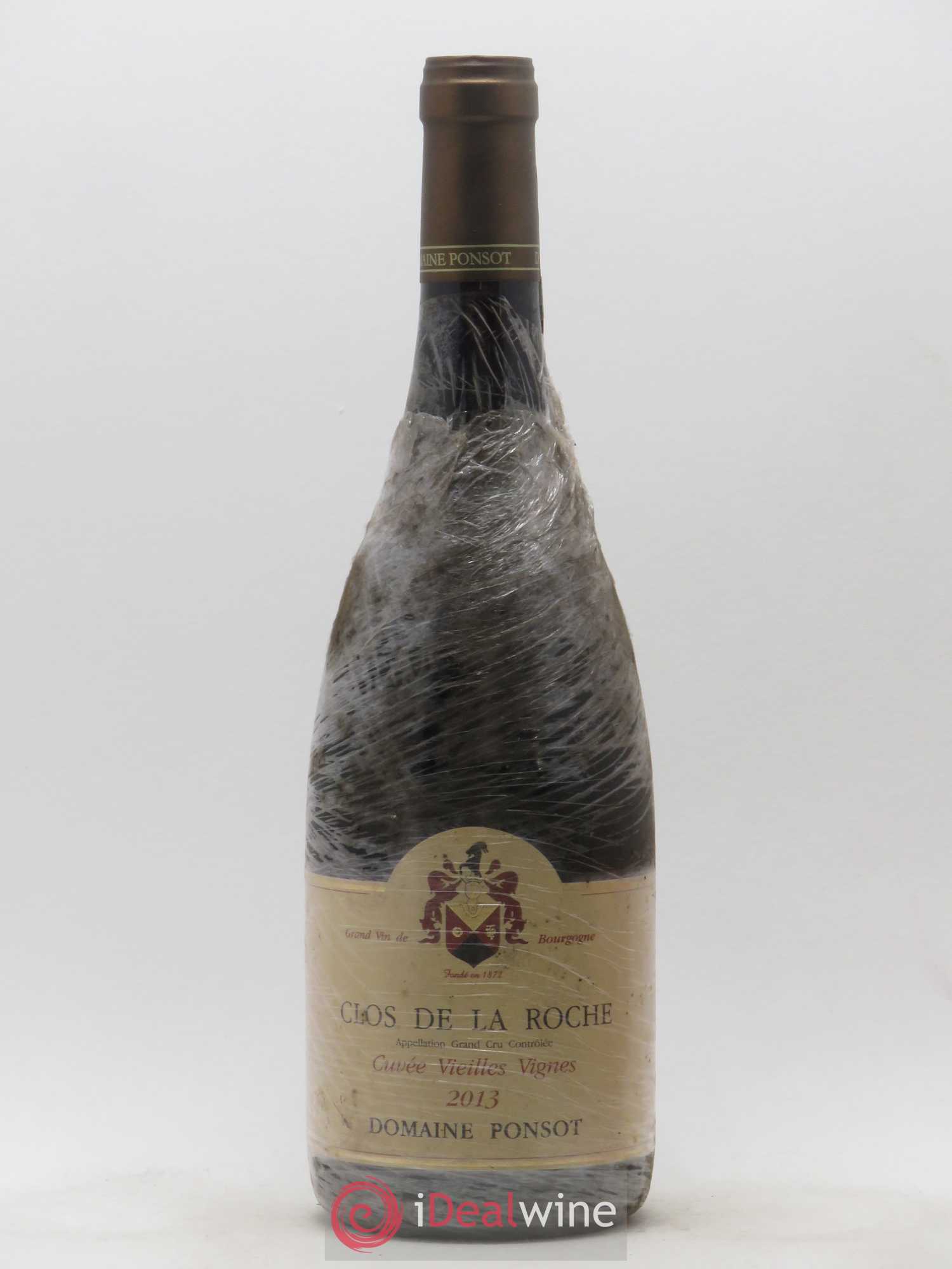 Clos de la Roche Grand Cru Vieilles Vignes Ponsot (Domaine) 2013 - Lot de 1 bouteille - 0
