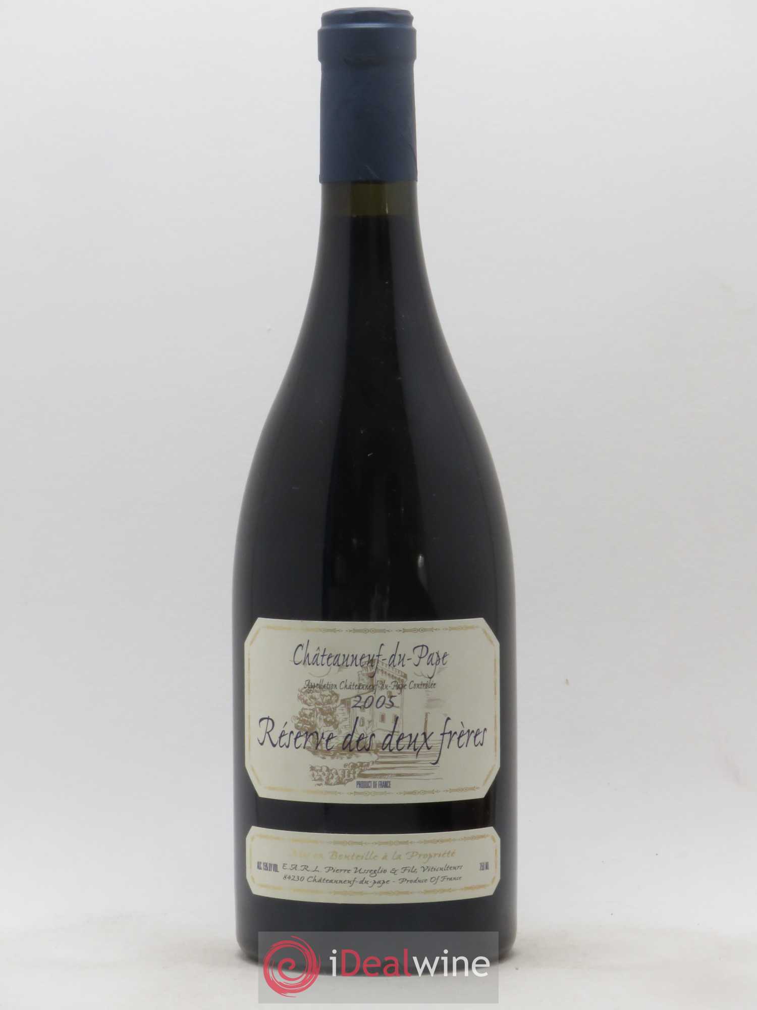 Châteauneuf-du-Pape Réserve des 2 frères Pierre Usseglio & Fils 2005 - Lot de 1 bouteille - 0