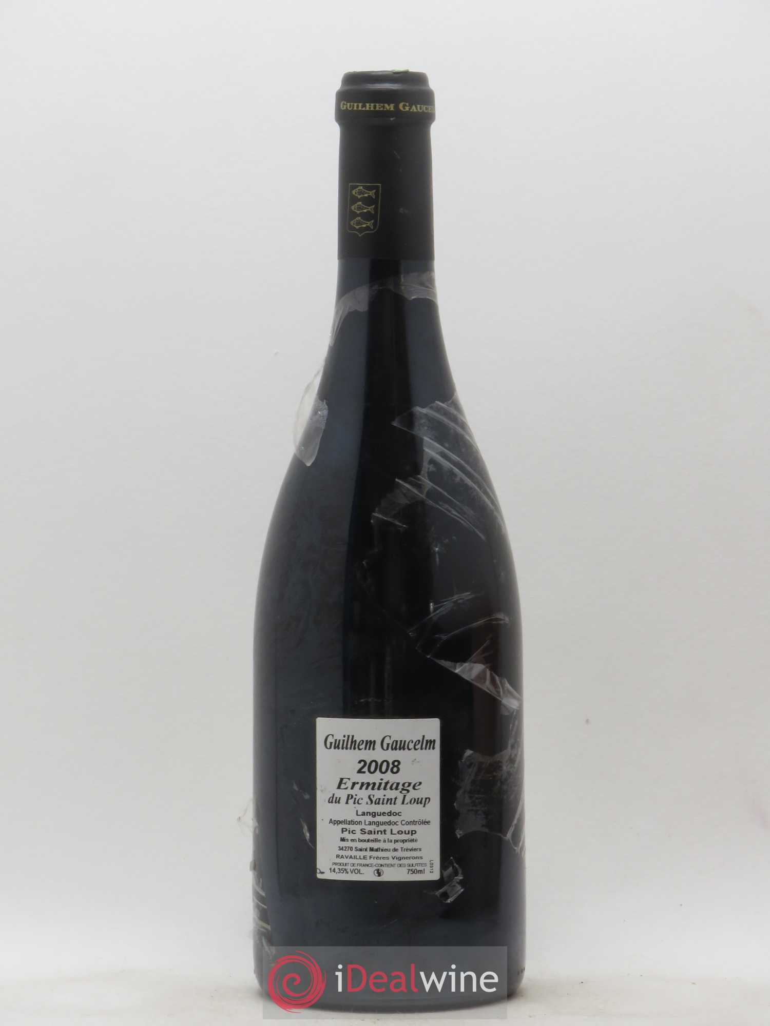 Pic Saint-Loup Héritage du Pic Saint-Loup (anciennement Ermitage) Guilhem Gaucelm 2008 - Lot de 1 bouteille - 1