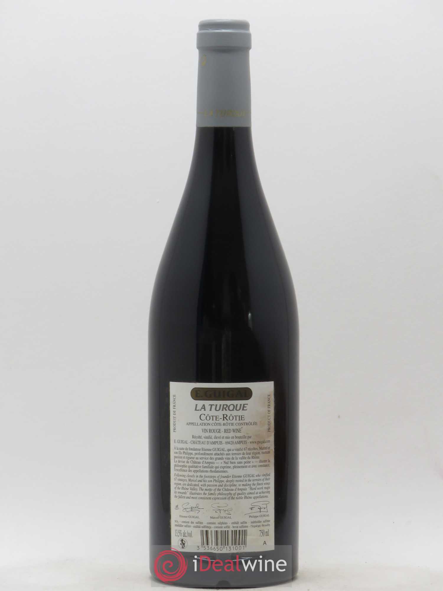 Côte-Rôtie La Turque Guigal 2013 - Lot de 1 bouteille - 1