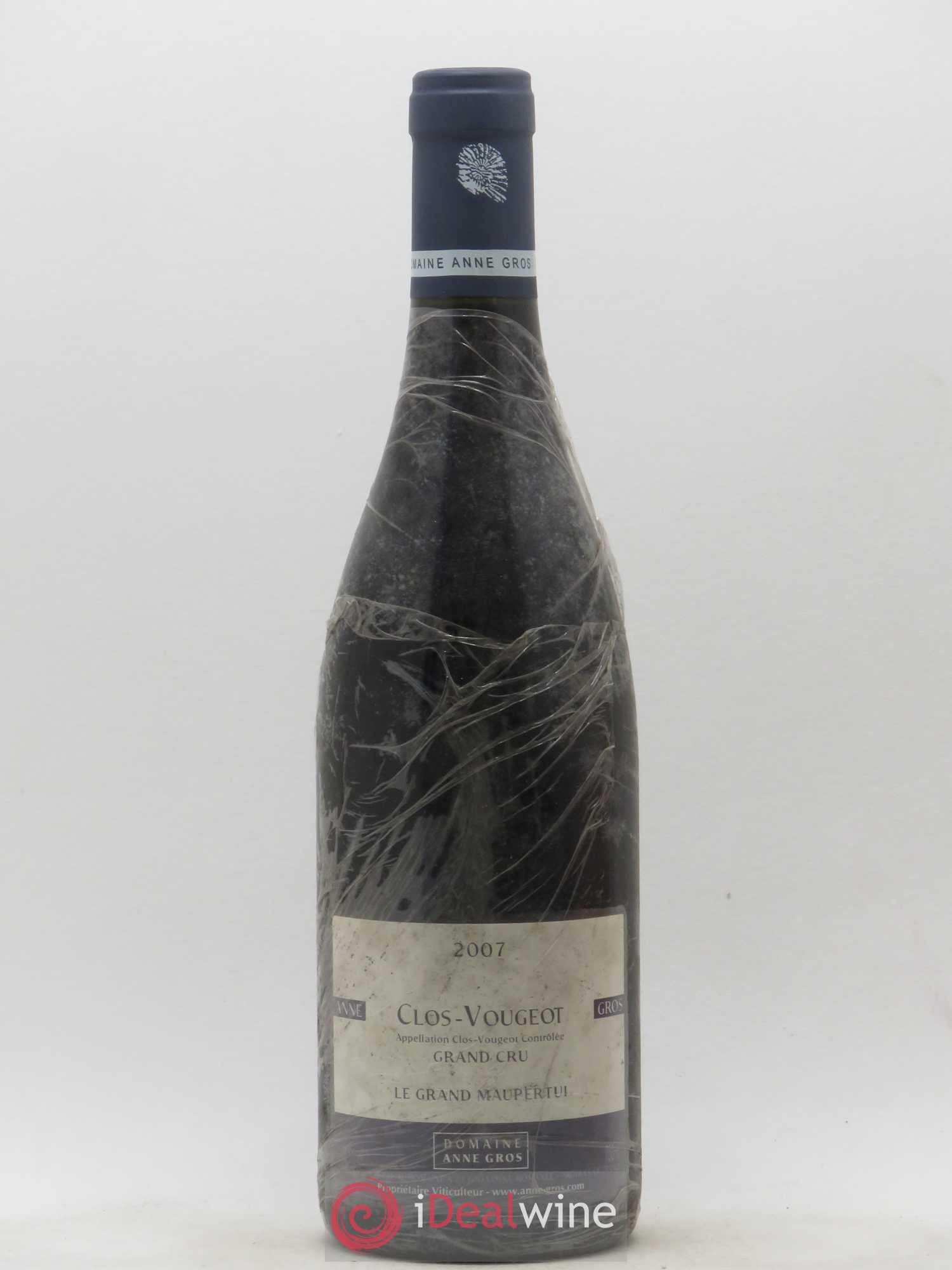 Clos de Vougeot Grand Cru Le Grand Maupertui Anne Gros 2007 - Lot de 1 bouteille - 0