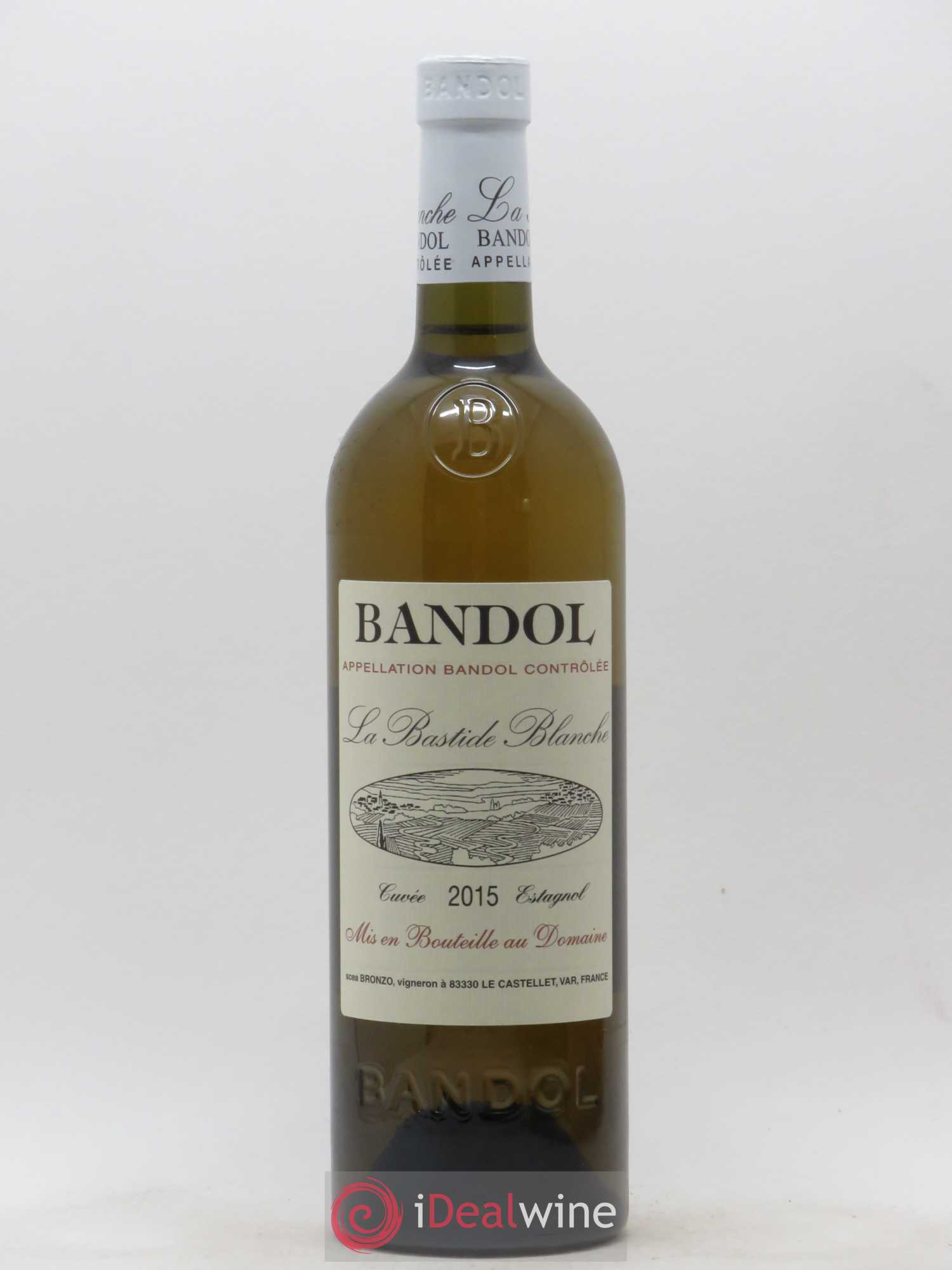 Bandol La Bastide Blanche Cuvée Estagnol Famille Bronzo 2015 - Lot de 1 bouteille - 0