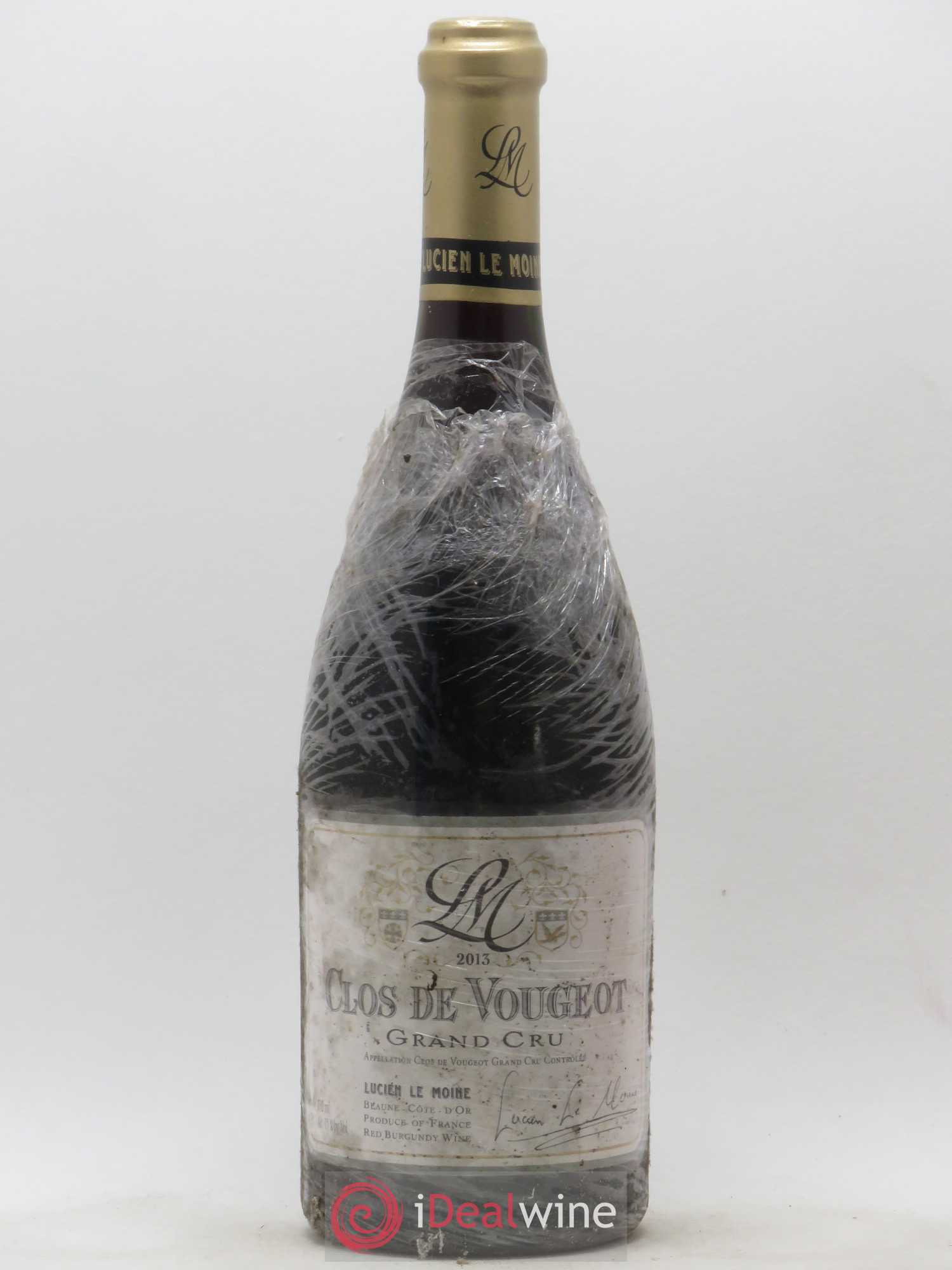 Clos de Vougeot Grand Cru Lucien Le Moine 2013 - Lot de 1 bouteille - 0