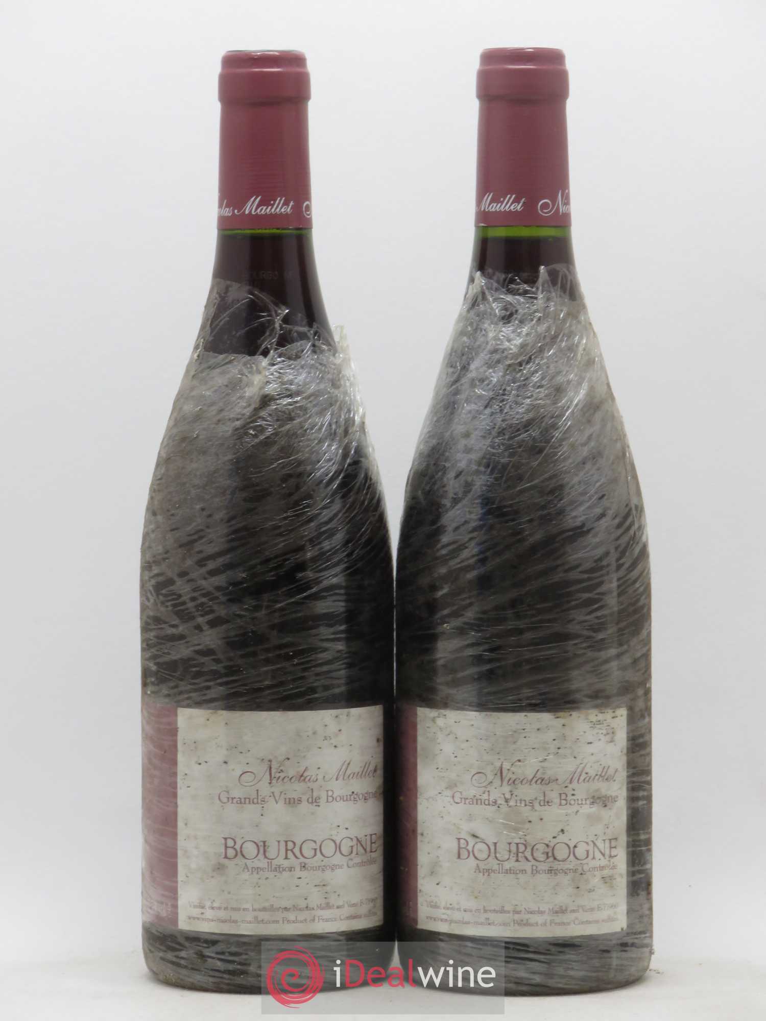 Bourgogne Nicolas Maillet (sans prix de réserve) 2014 - Lot de 2 bouteilles - 0