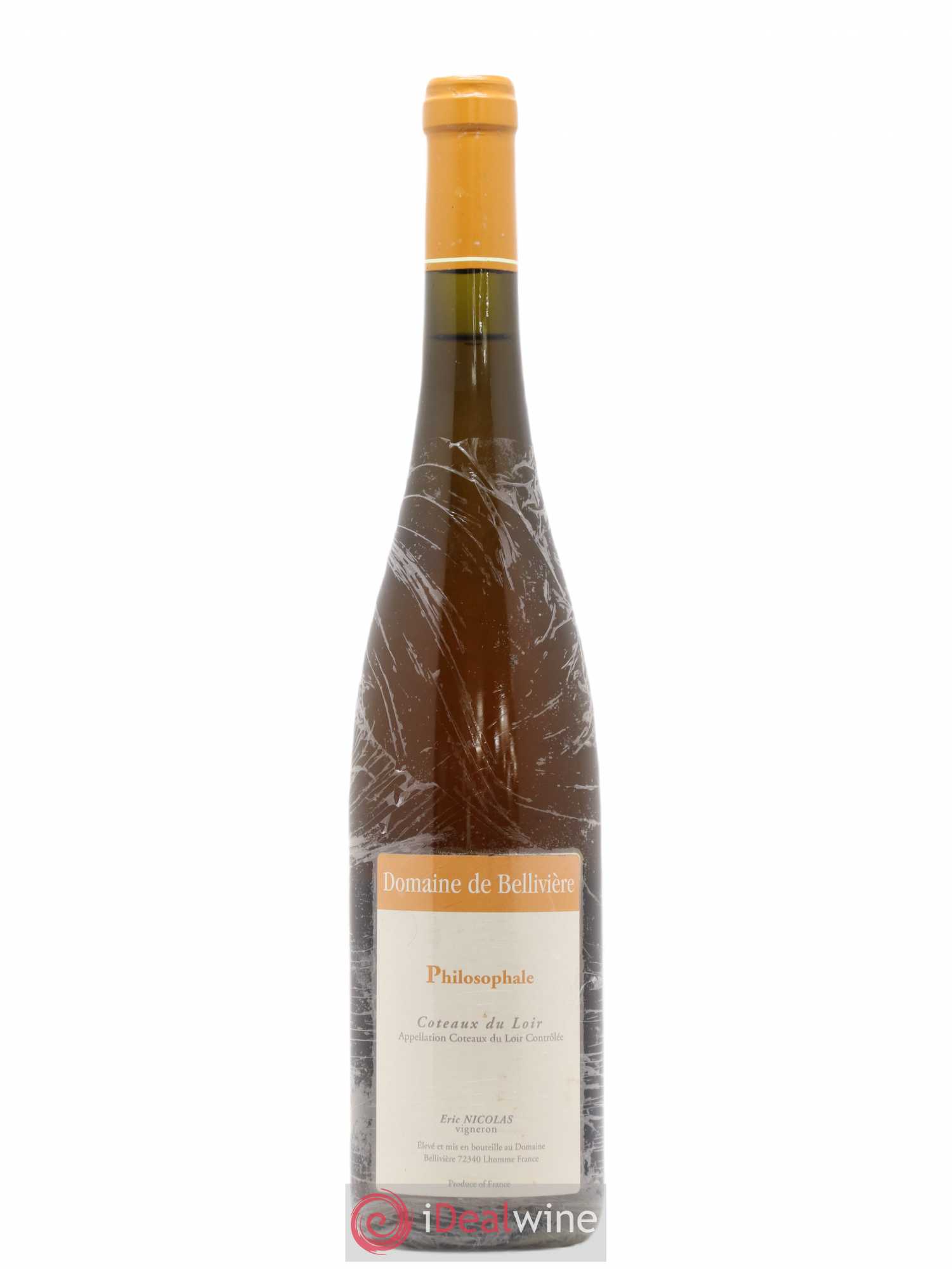 Coteaux du Loir Philosophale Domaine de Belliviere 2010 - Posten von 1 Flasche - 0