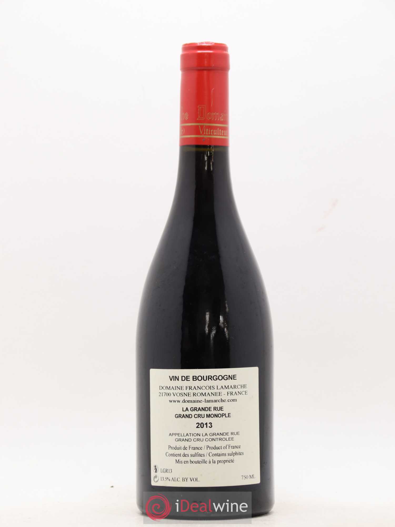 La Grande Rue Grand Cru Lamarche (Domaine) 2013 - Lot de 1 bouteille - 1