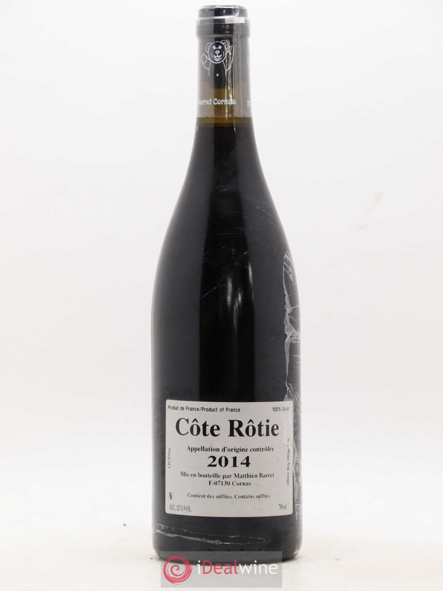 Côte-Rôtie Tupin's Coulet (Domaine du) - Matthieu Barret 2014 - Lot de 1 bouteille - 1
